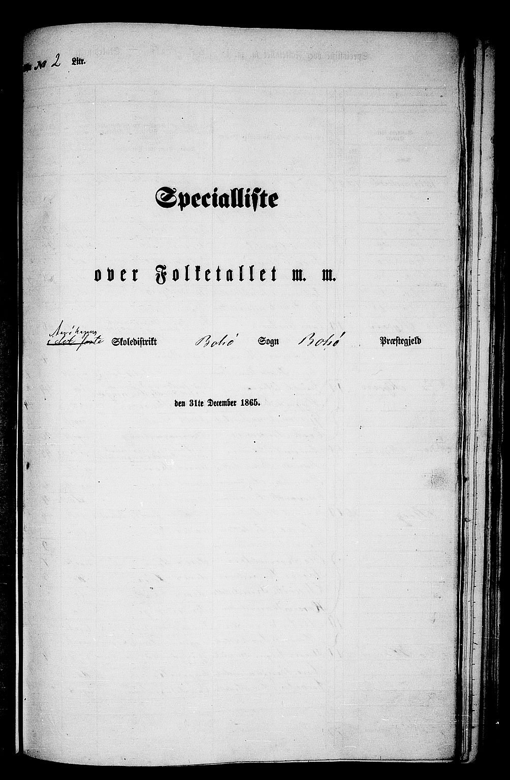 RA, Folketelling 1865 for 1544P Bolsøy prestegjeld, 1865, s. 32