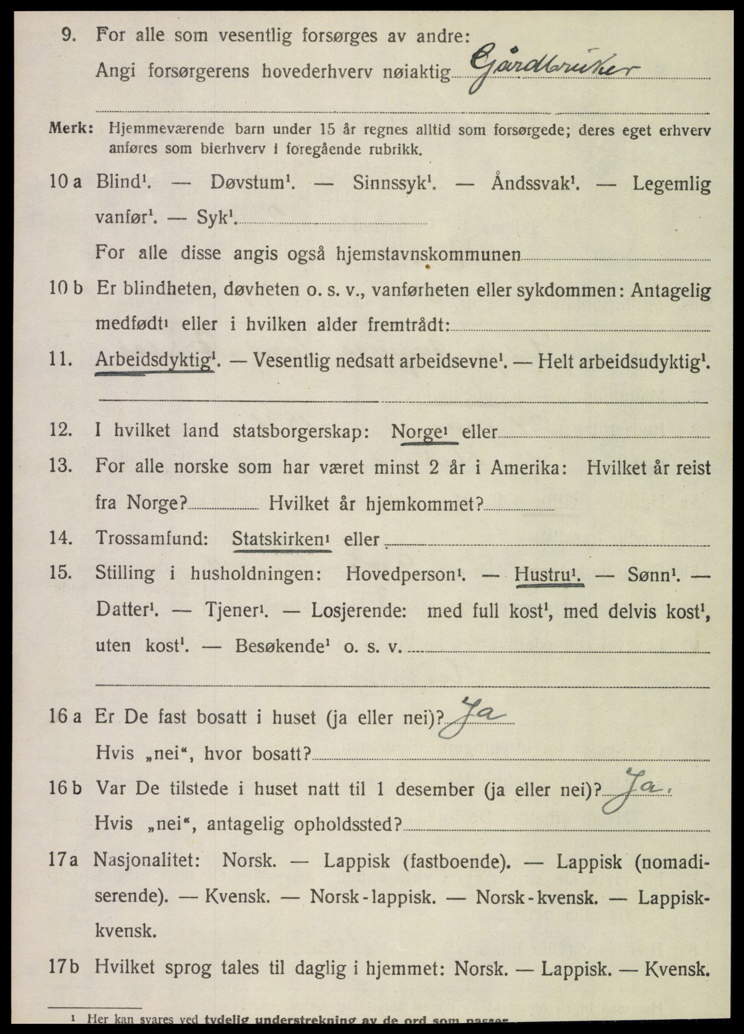 SAT, Folketelling 1920 for 1828 Nesna herred, 1920, s. 7190