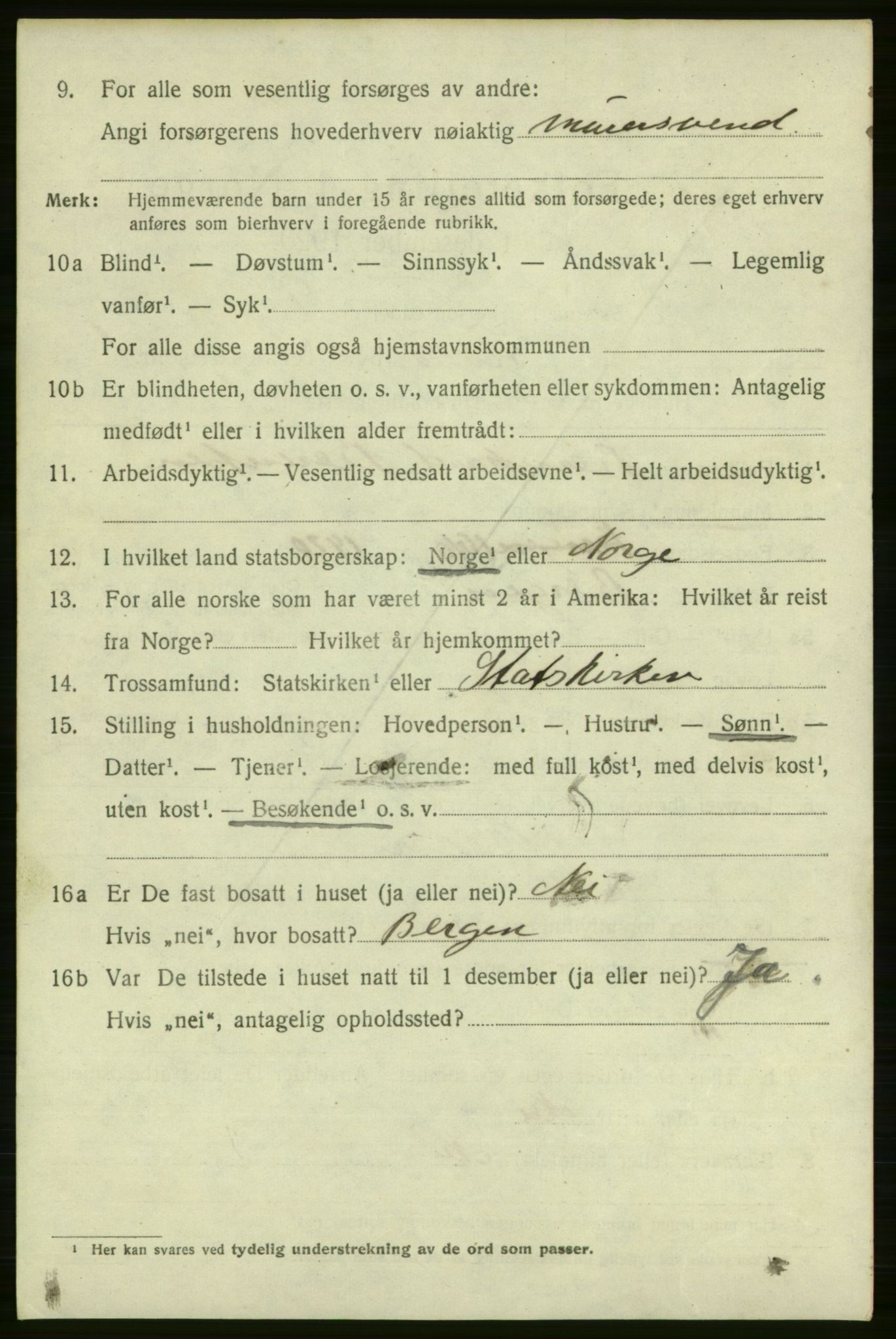 SAB, Folketelling 1920 for 1401 Florø ladested, 1920, s. 1677
