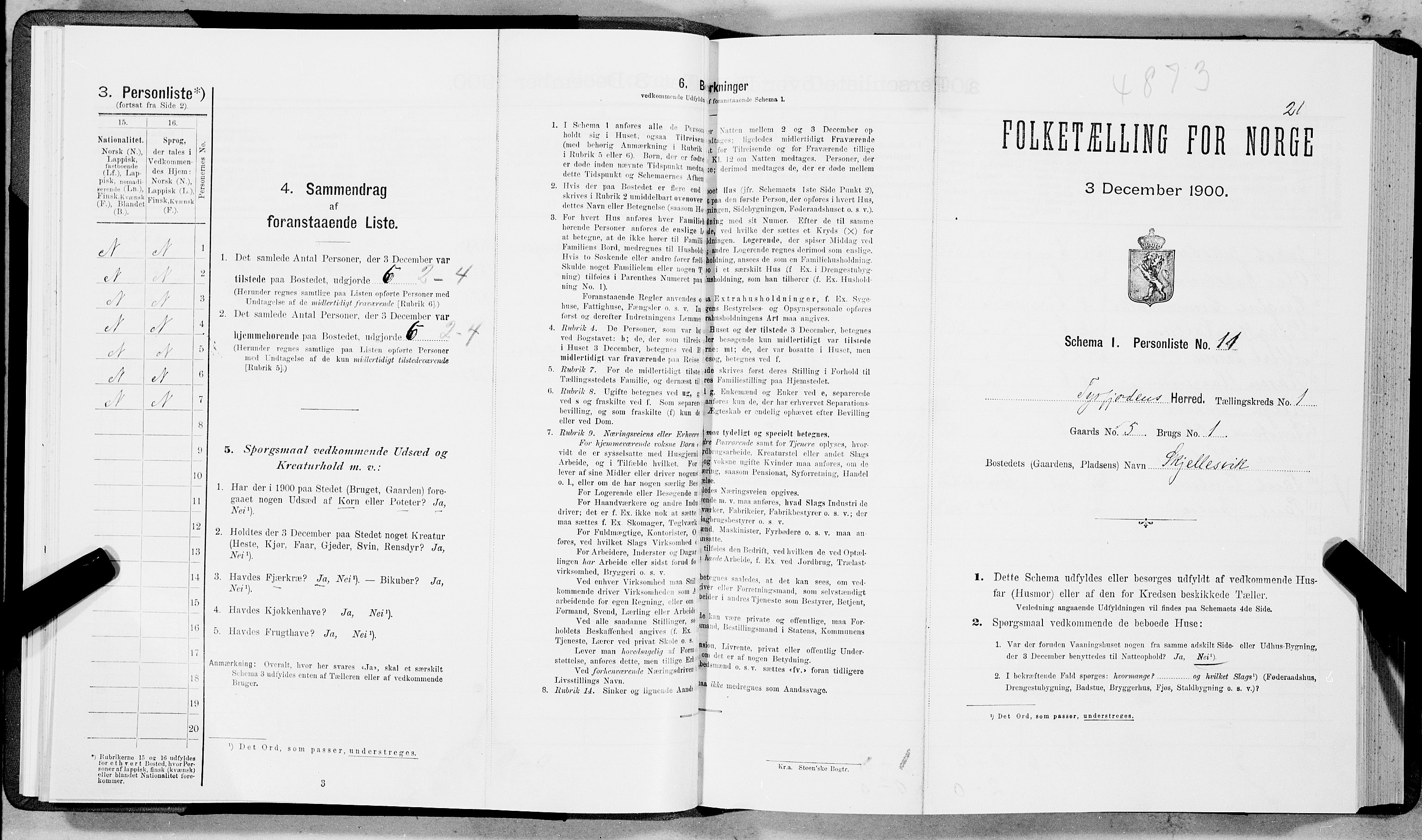 SAT, Folketelling 1900 for 1850 Tysfjord herred, 1900, s. 34
