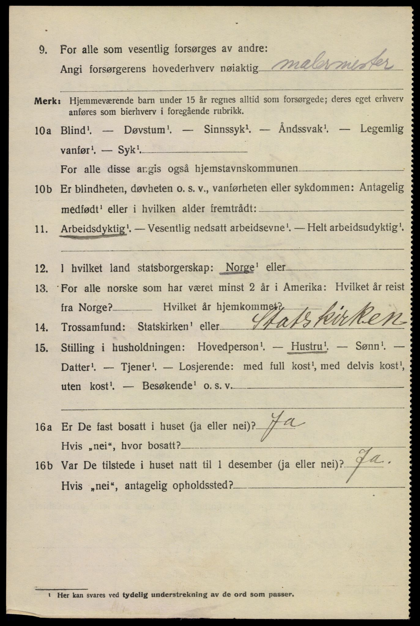 SAKO, Folketelling 1920 for 0601 Hønefoss kjøpstad, 1920, s. 2861