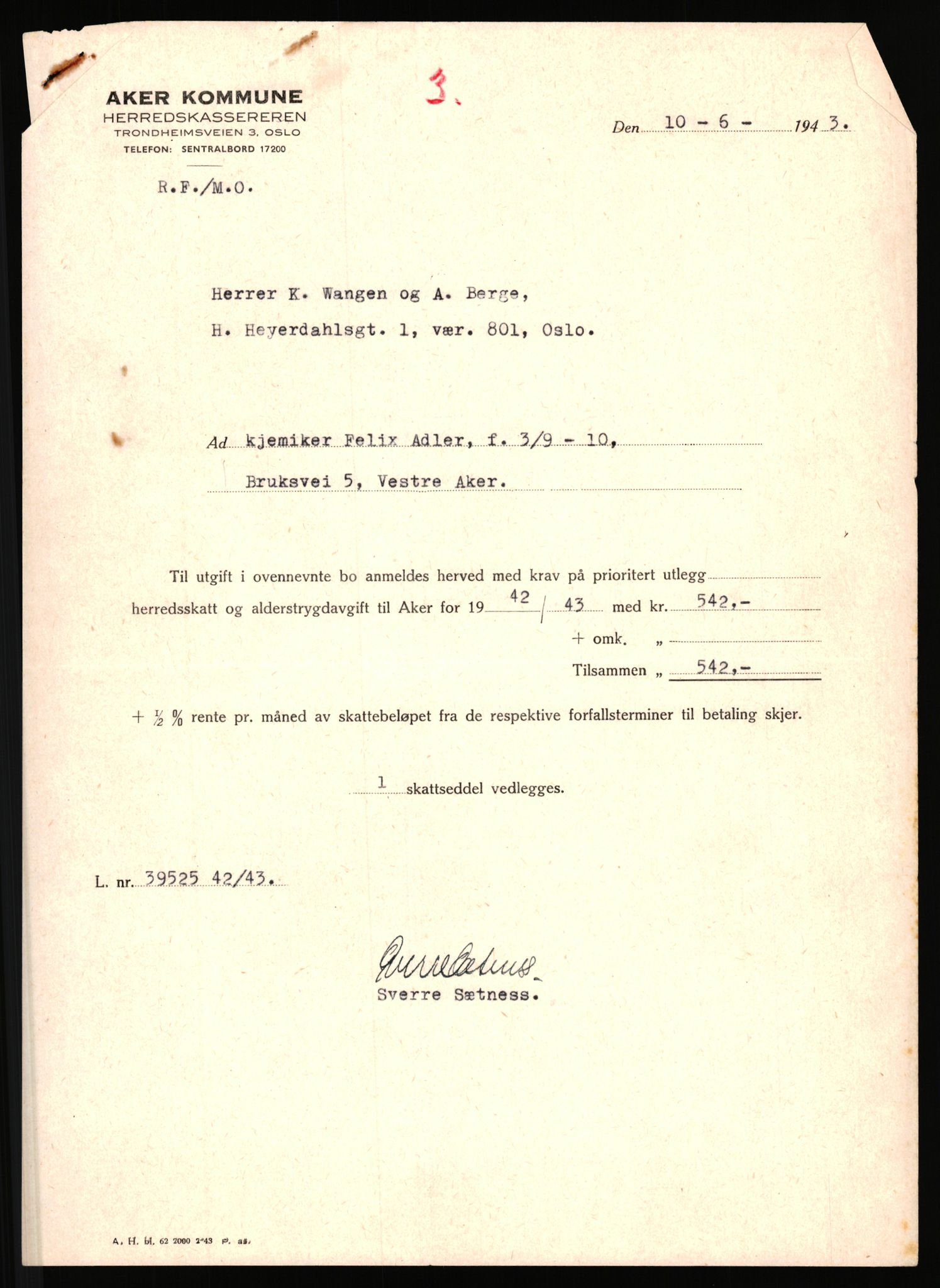 Justisdepartementet, Tilbakeføringskontoret for inndratte formuer, AV/RA-S-1564/H/Hc/Hcc/L0917: --, 1945-1947, s. 168