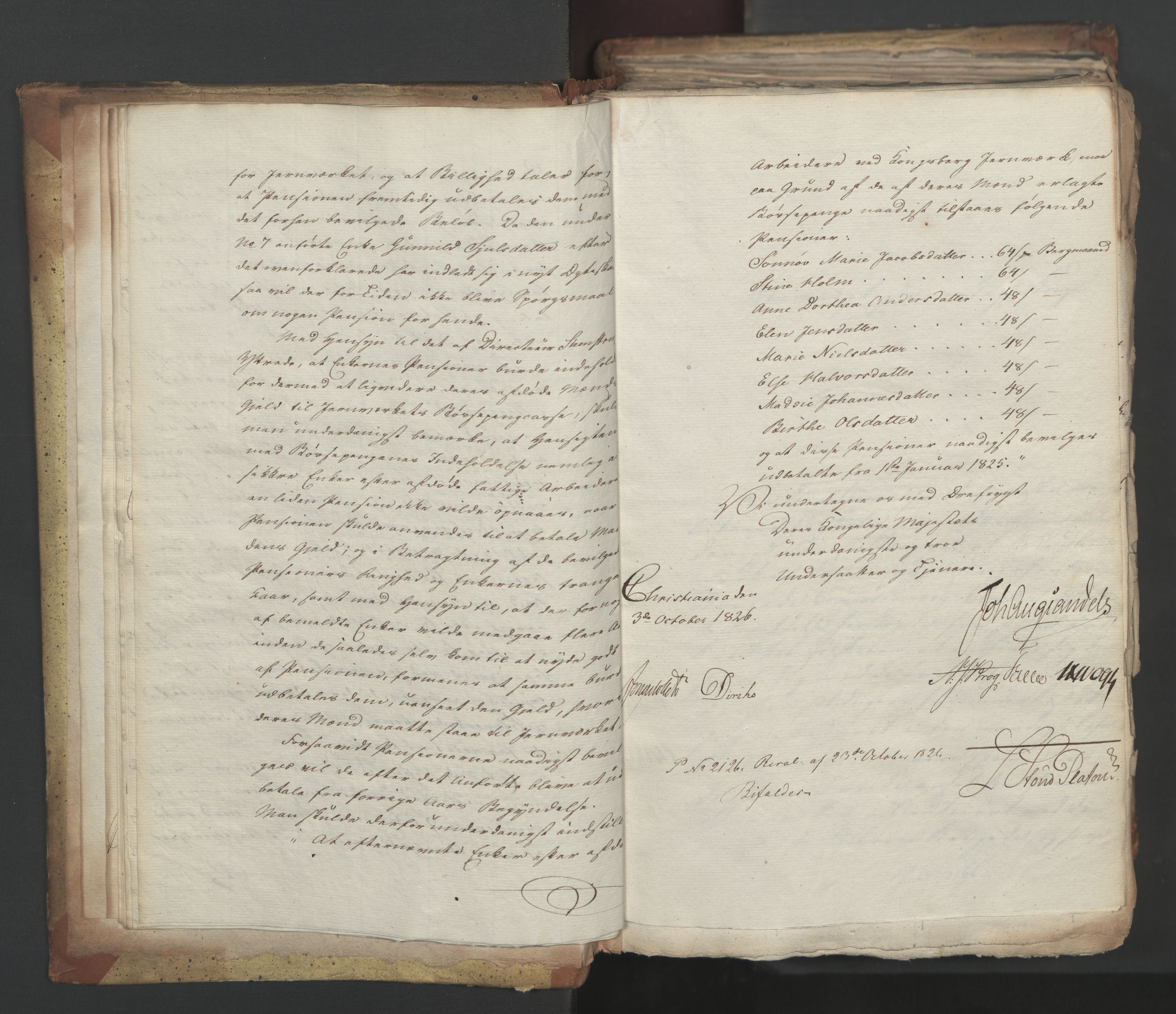 Statsrådsavdelingen i Stockholm, AV/RA-S-1003/D/Da/L0049: Regjeringsinnstillinger nr. 3860-4086, 1826, s. 16