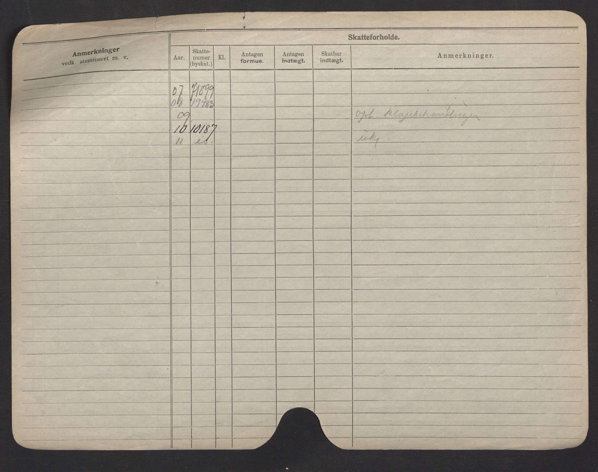 Oslo folkeregister, Registerkort, SAO/A-11715/F/Fa/Fac/L0007: Menn, 1906-1914, s. 25b