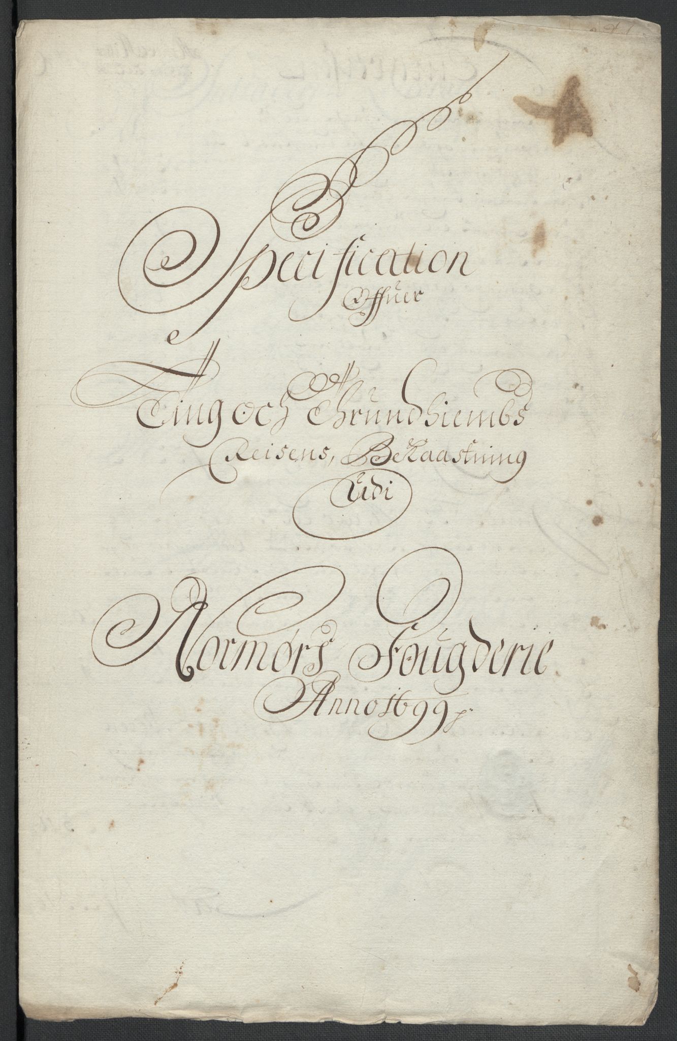 Rentekammeret inntil 1814, Reviderte regnskaper, Fogderegnskap, RA/EA-4092/R56/L3738: Fogderegnskap Nordmøre, 1699, s. 144