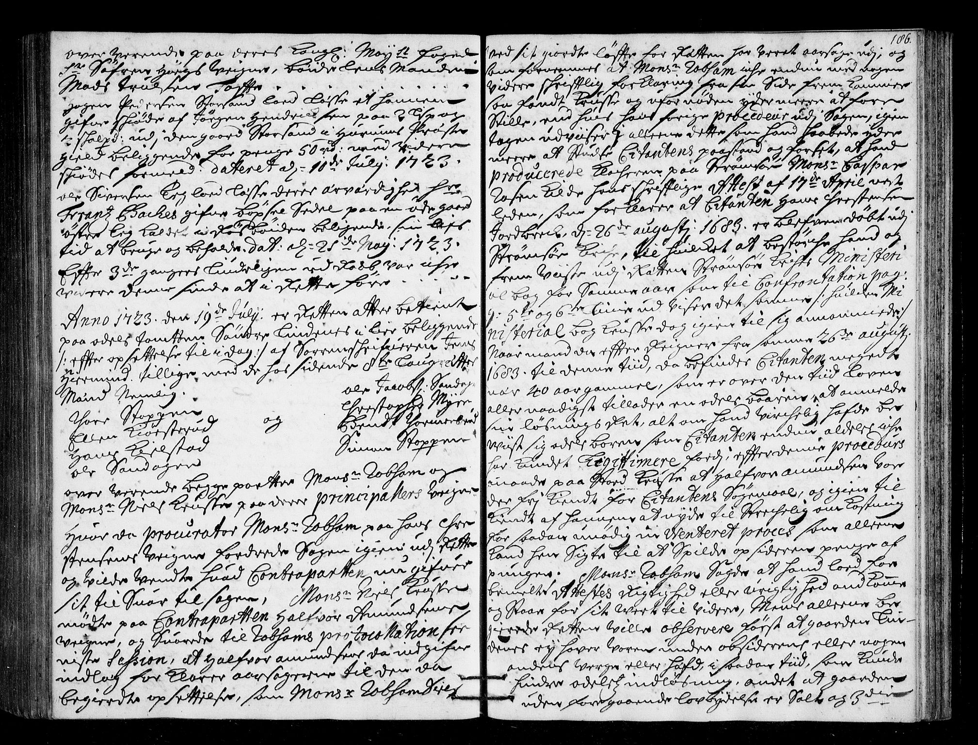 Lier, Røyken og Hurum sorenskriveri, SAKO/A-89/F/Fa/L0045: Tingbok, 1721-1724, s. 186