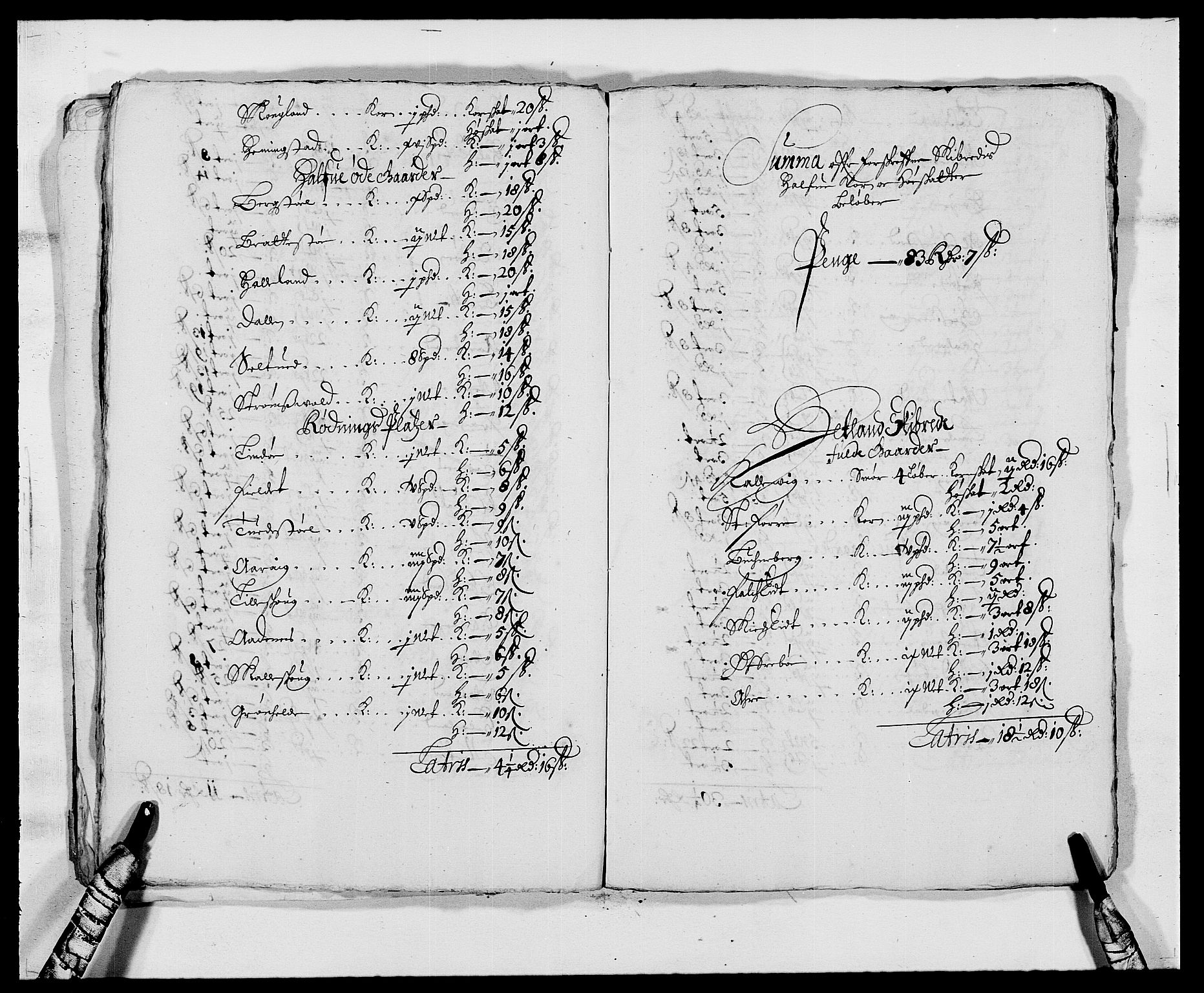 Rentekammeret inntil 1814, Reviderte regnskaper, Fogderegnskap, AV/RA-EA-4092/R47/L2849: Fogderegnskap Ryfylke, 1679, s. 94