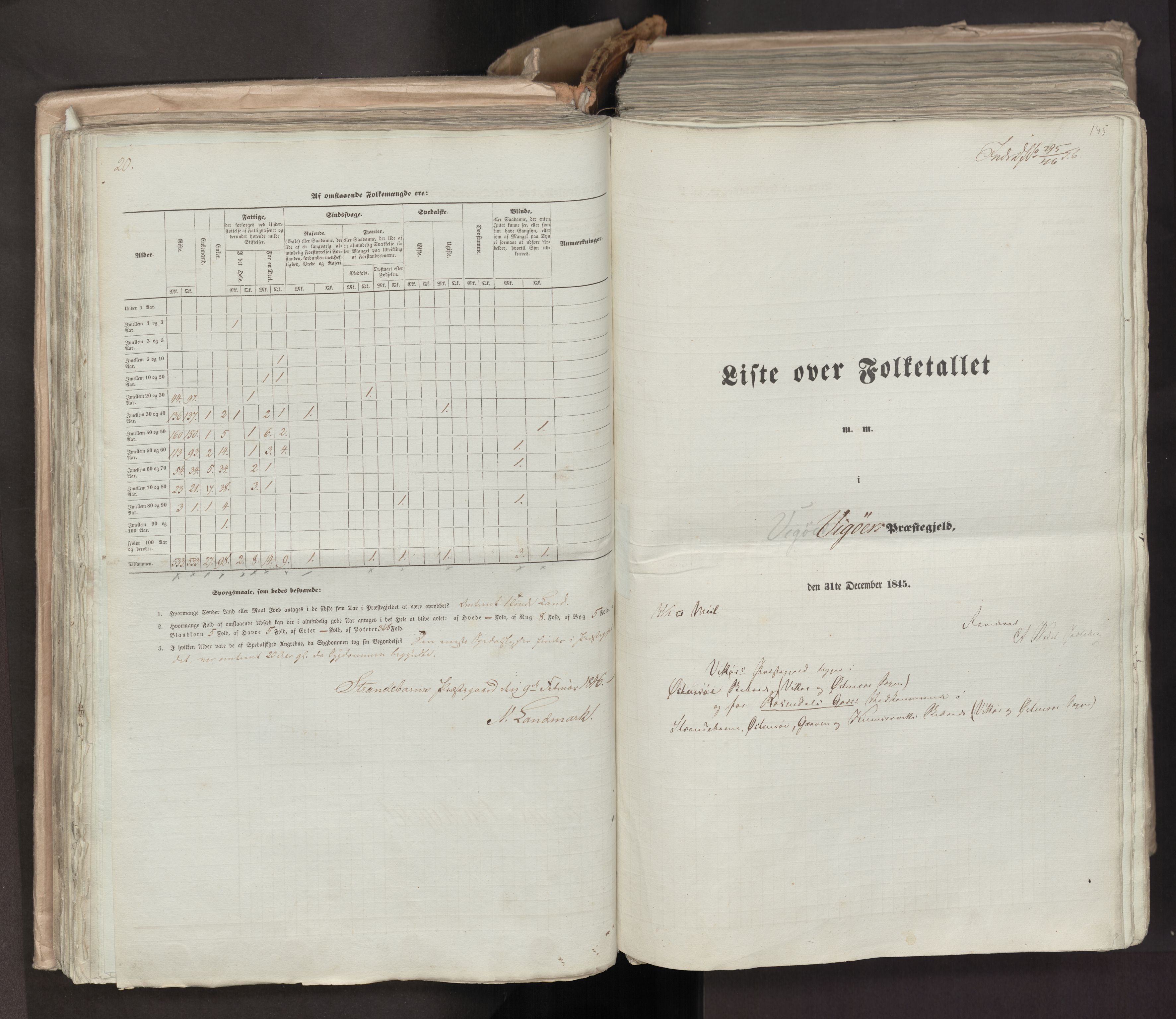 RA, Folketellingen 1845, bind 7: Søndre Bergenhus amt og Nordre Bergenhus amt, 1845, s. 145