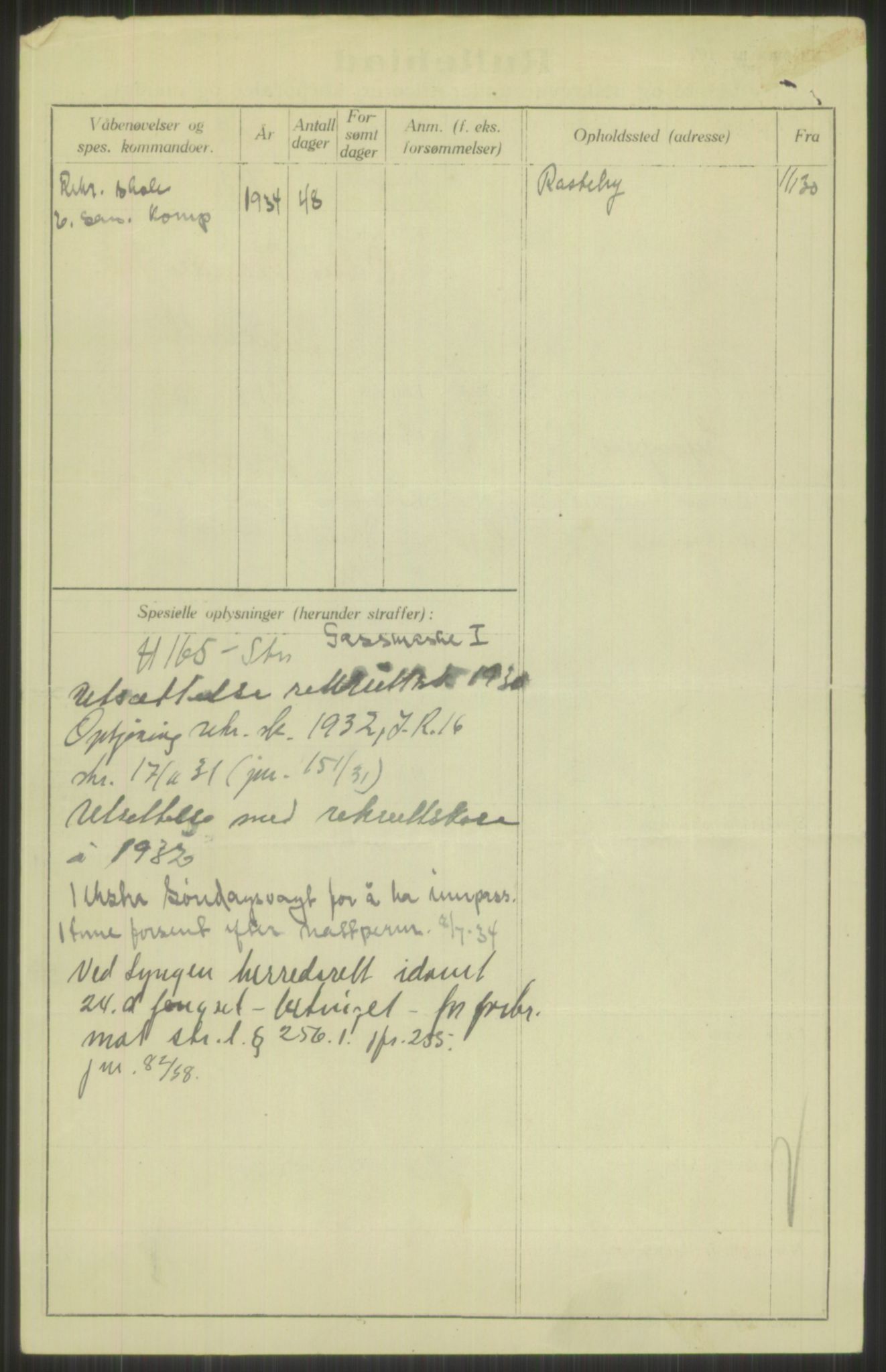 Forsvaret, Troms infanteriregiment nr. 16, AV/RA-RAFA-3146/P/Pa/L0014: Rulleblad for regimentets menige mannskaper, årsklasse 1930, 1930, s. 86