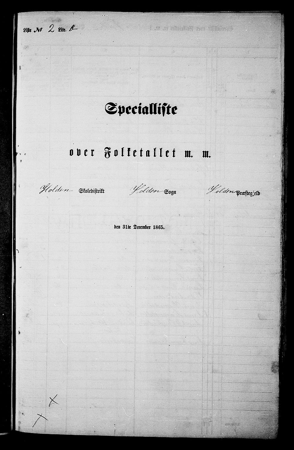 RA, Folketelling 1865 for 0819P Holla prestegjeld, 1865, s. 41