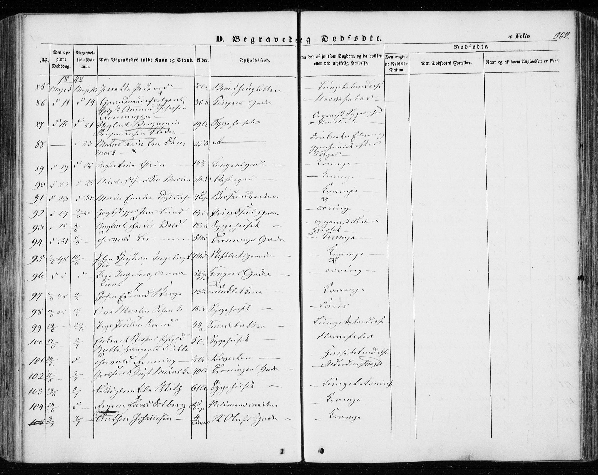 Ministerialprotokoller, klokkerbøker og fødselsregistre - Sør-Trøndelag, SAT/A-1456/601/L0051: Ministerialbok nr. 601A19, 1848-1857, s. 362