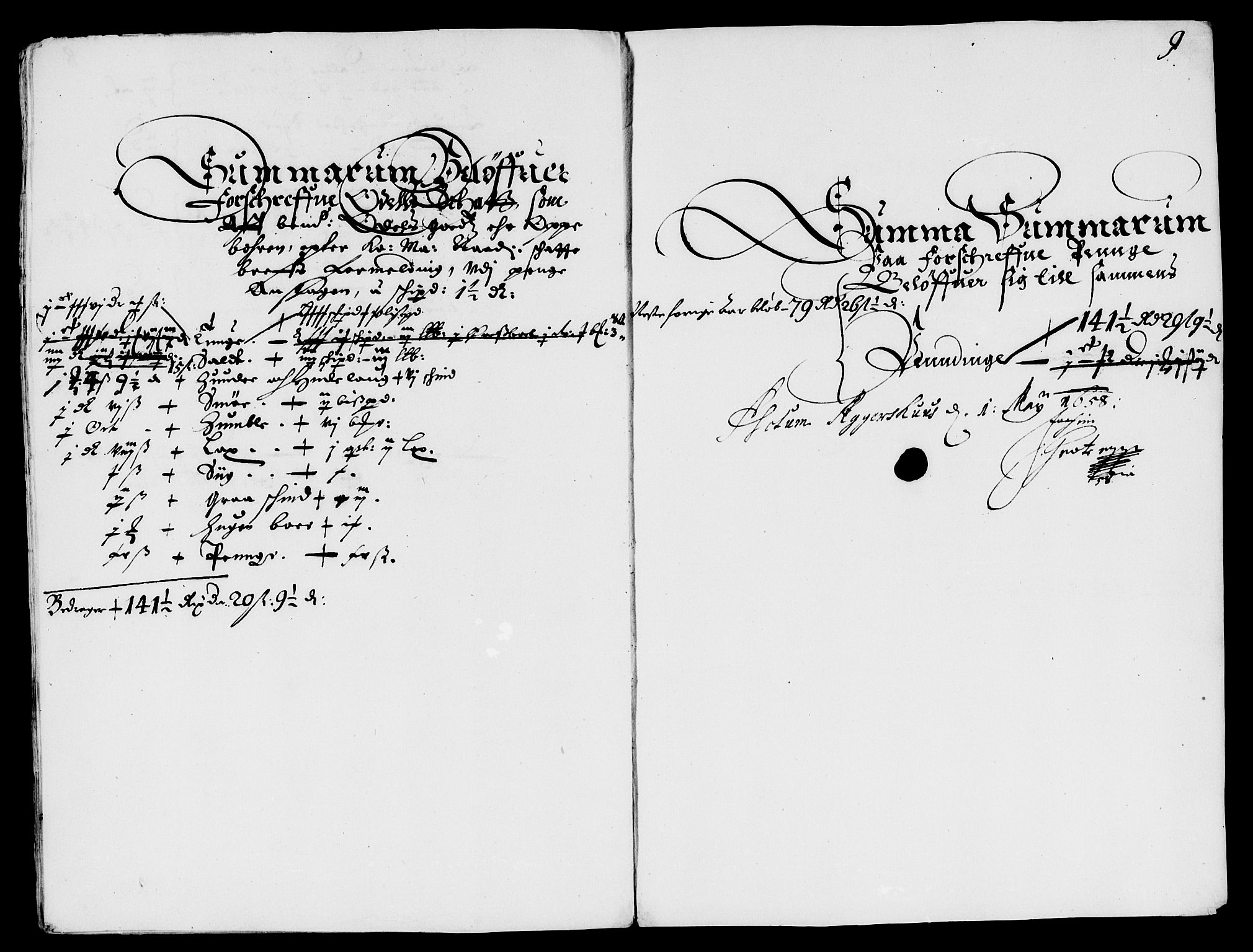 Rentekammeret inntil 1814, Reviderte regnskaper, Lensregnskaper, AV/RA-EA-5023/R/Rb/Rbm/L0009: Eiker len, 1652-1661