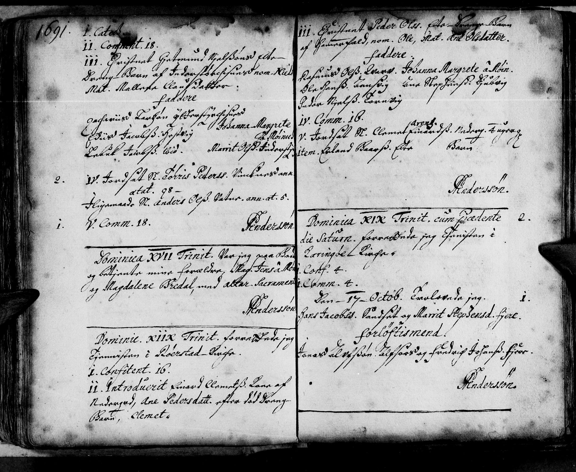 Ministerialprotokoller, klokkerbøker og fødselsregistre - Nordland, AV/SAT-A-1459/853/L0763: Ministerialbok nr. 853A02, 1688-1697