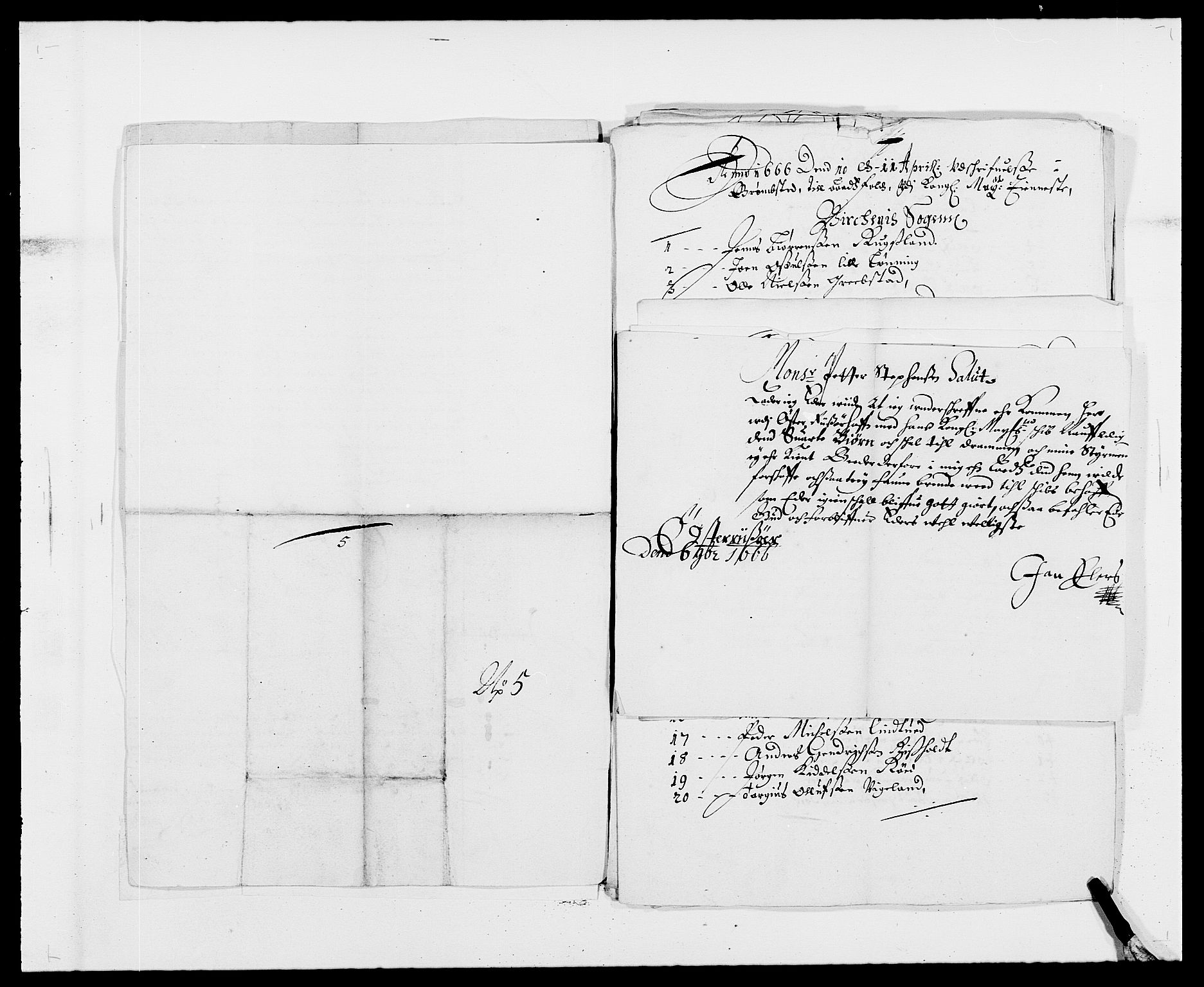 Rentekammeret inntil 1814, Reviderte regnskaper, Fogderegnskap, AV/RA-EA-4092/R39/L2296: Fogderegnskap Nedenes, 1664-1666, s. 444