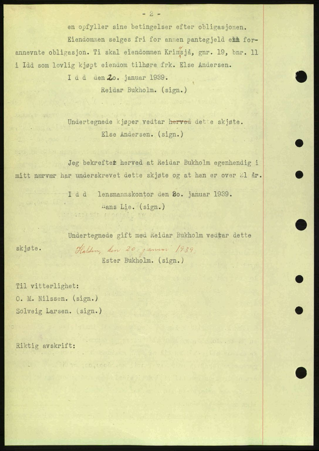 Idd og Marker sorenskriveri, AV/SAO-A-10283/G/Gb/Gbb/L0003: Pantebok nr. A3, 1938-1939, Dagboknr: 101/1939