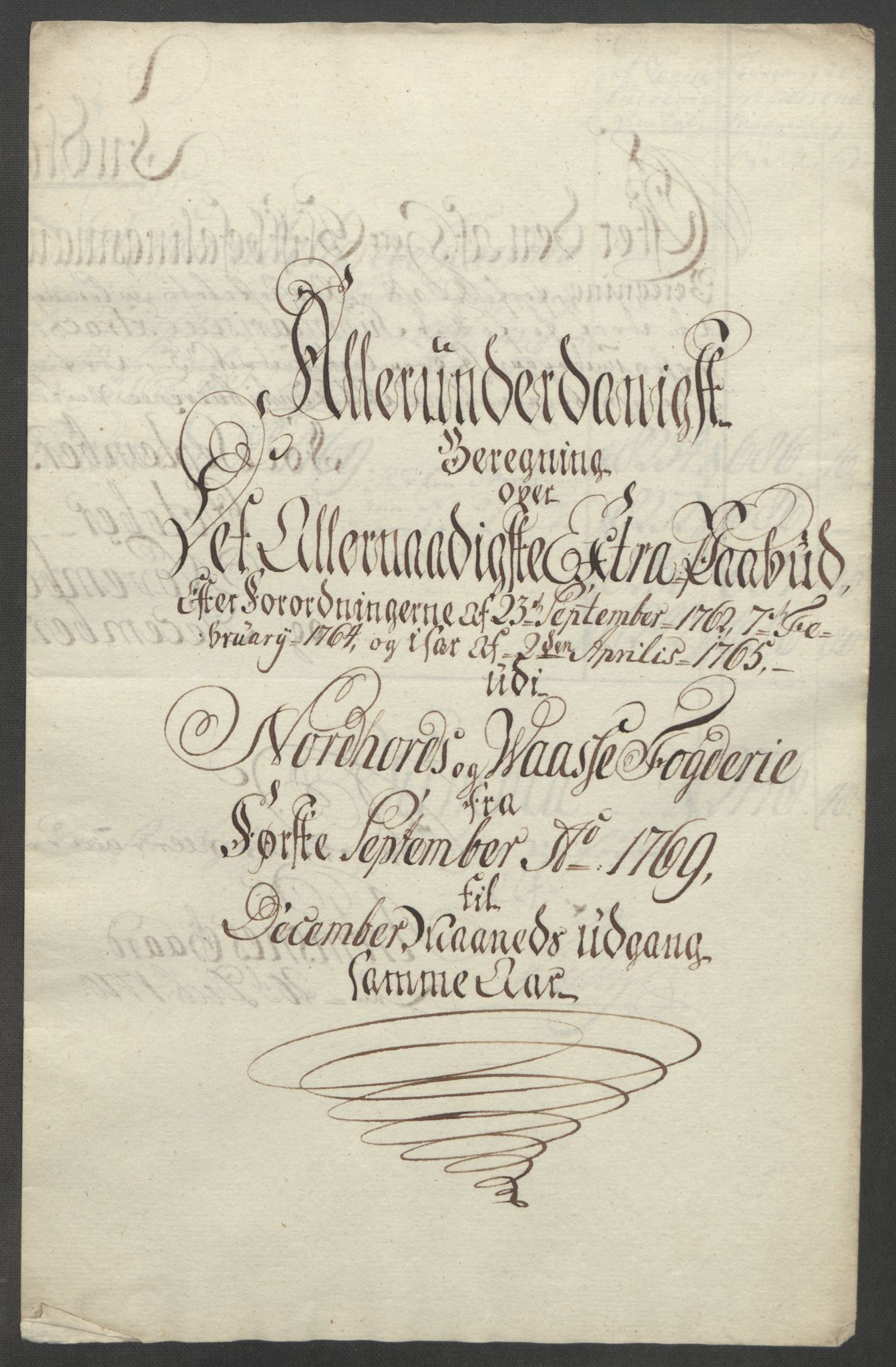Rentekammeret inntil 1814, Reviderte regnskaper, Fogderegnskap, AV/RA-EA-4092/R51/L3303: Ekstraskatten Nordhordland og Voss, 1762-1772, s. 355