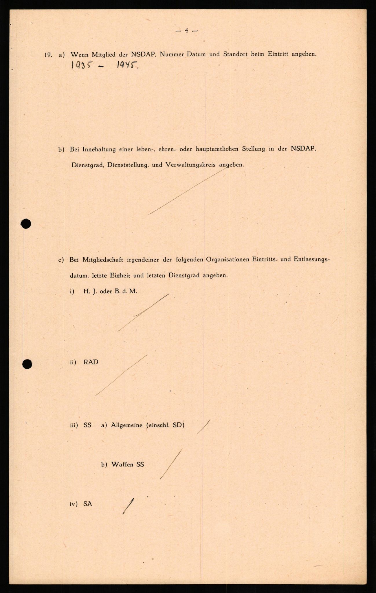 Forsvaret, Forsvarets overkommando II, AV/RA-RAFA-3915/D/Db/L0021: CI Questionaires. Tyske okkupasjonsstyrker i Norge. Tyskere., 1945-1946, s. 390