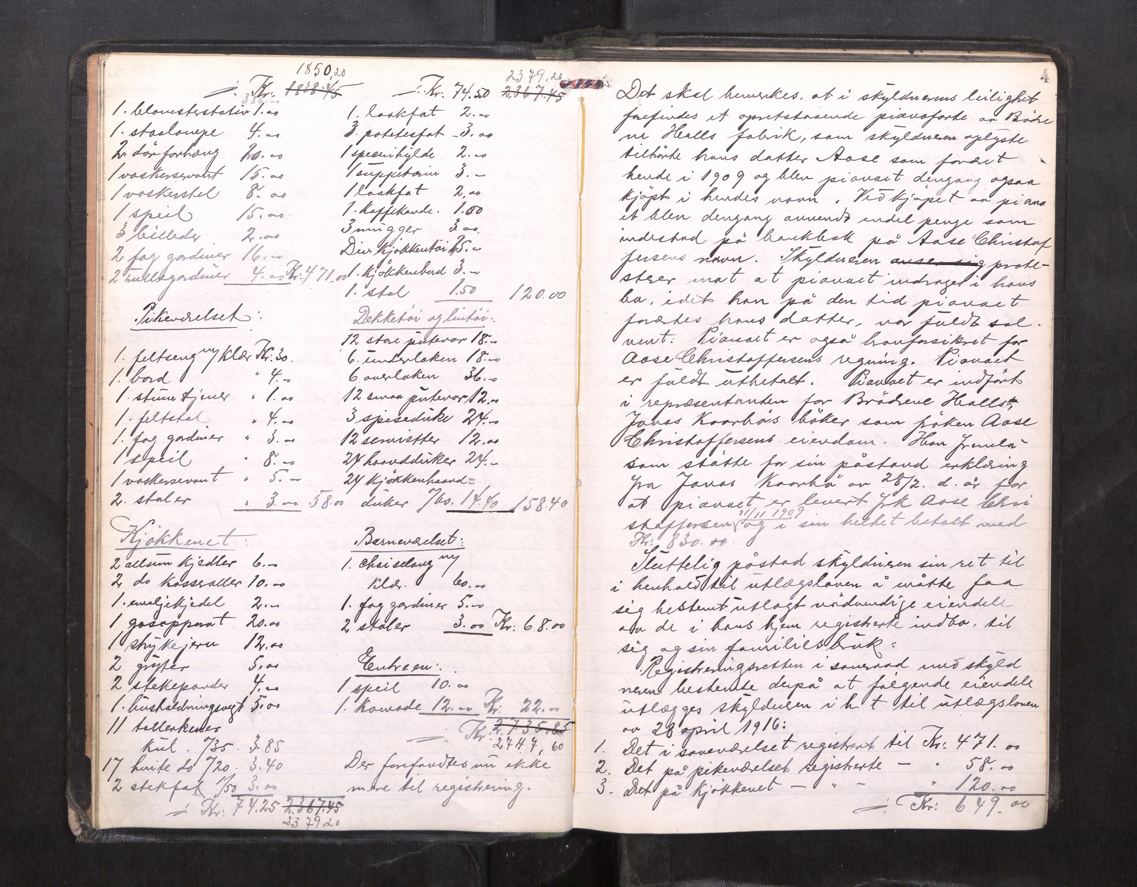 Trondheim byfogd, AV/SAT-A-0003/1/3/3C/L0040: Skifteregistreringsprotokoll - 9/3-23/5. (u/ register), 1921-1923, s. 4