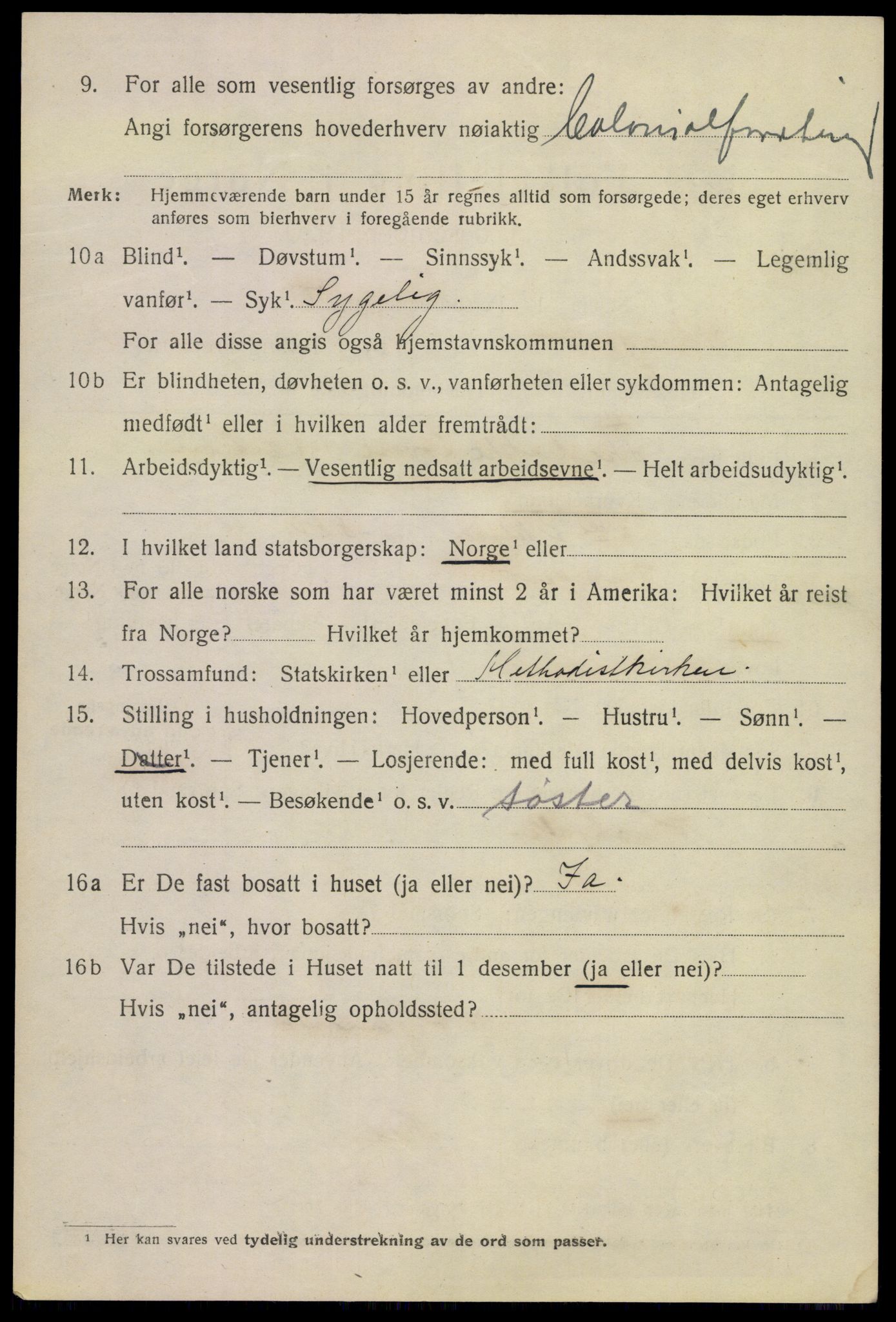 SAKO, Folketelling 1920 for 0801 Kragerø kjøpstad, 1920, s. 5642