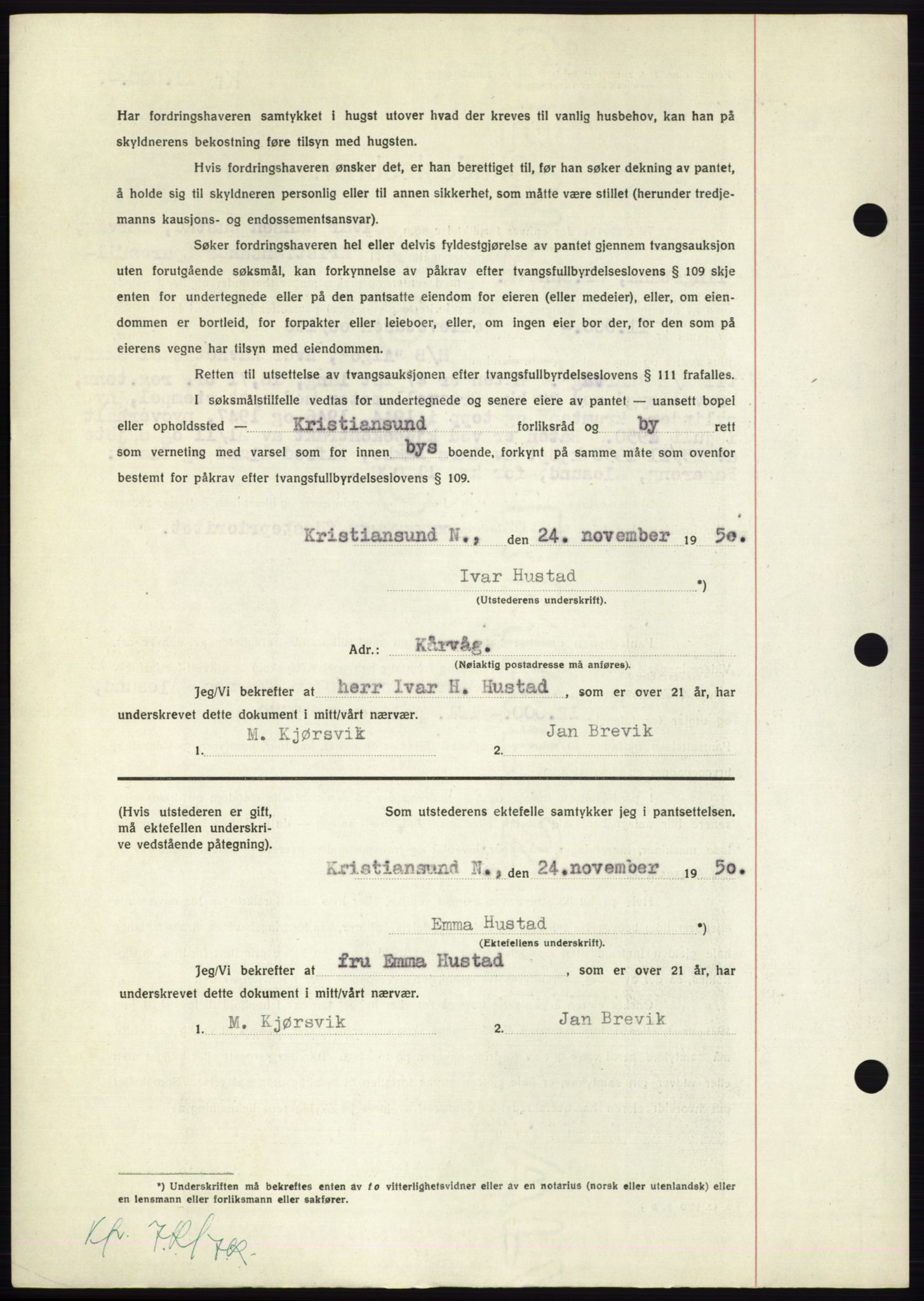 Nordmøre sorenskriveri, AV/SAT-A-4132/1/2/2Ca: Pantebok nr. B106, 1950-1950, Dagboknr: 3706/1950