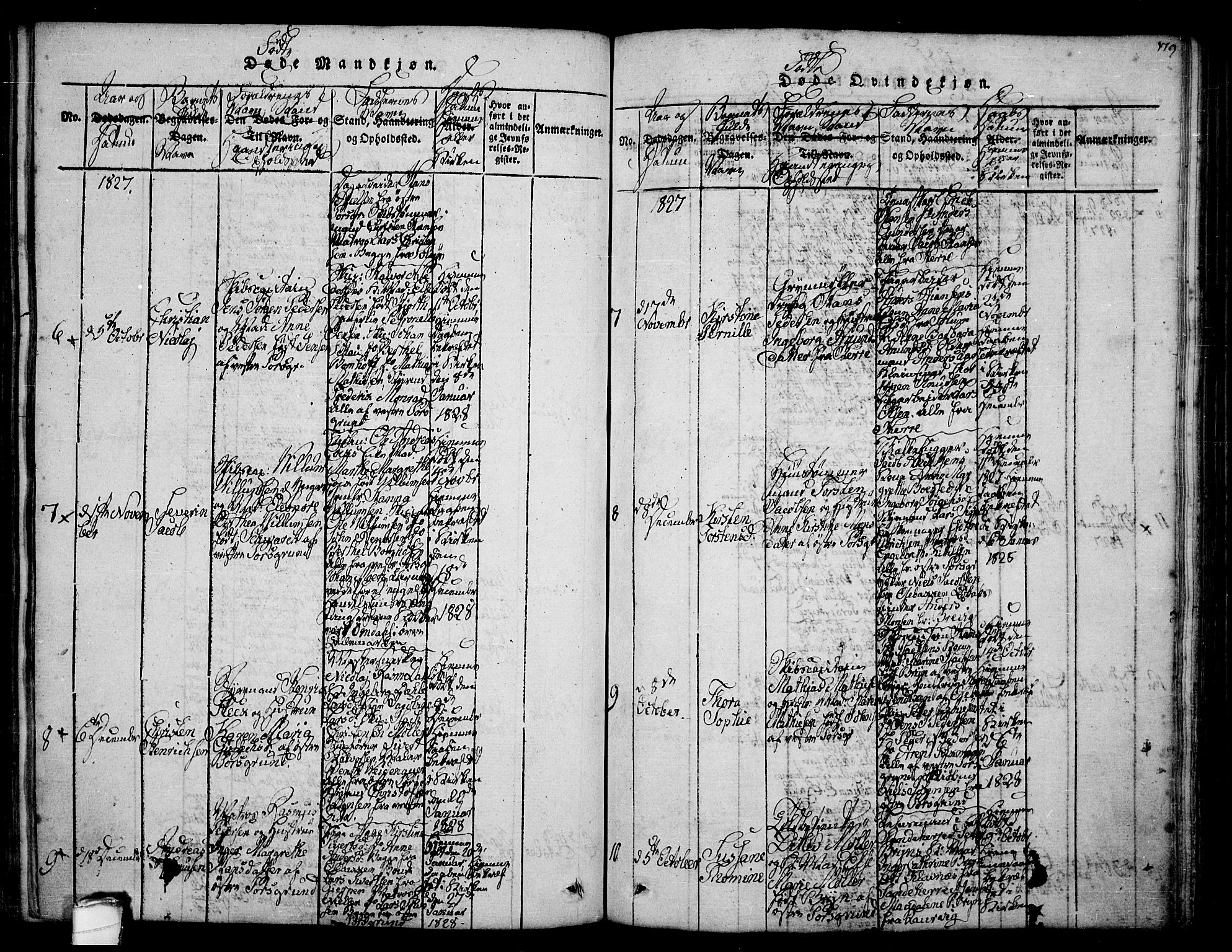 Porsgrunn kirkebøker , AV/SAKO-A-104/F/Fa/L0004: Ministerialbok nr. 4, 1814-1828, s. 179