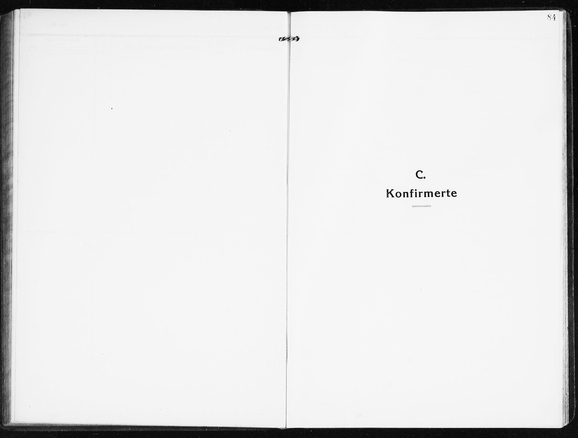 Evje sokneprestkontor, SAK/1111-0008/F/Fb/Fbb/L0003: Klokkerbok nr. B 3, 1910-1933, s. 84