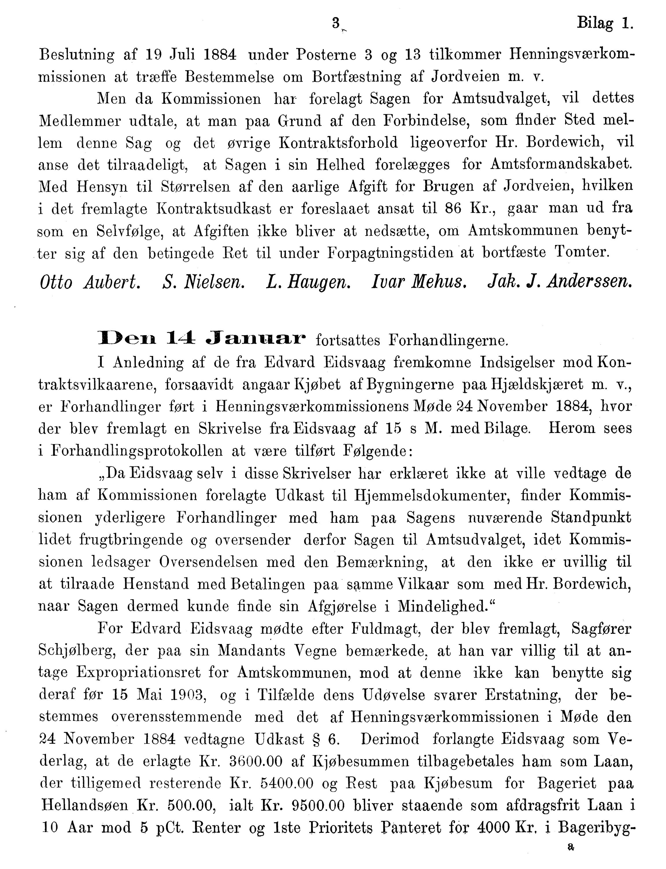 Nordland Fylkeskommune. Fylkestinget, AIN/NFK-17/176/A/Ac/L0014: Fylkestingsforhandlinger 1881-1885, 1881-1885