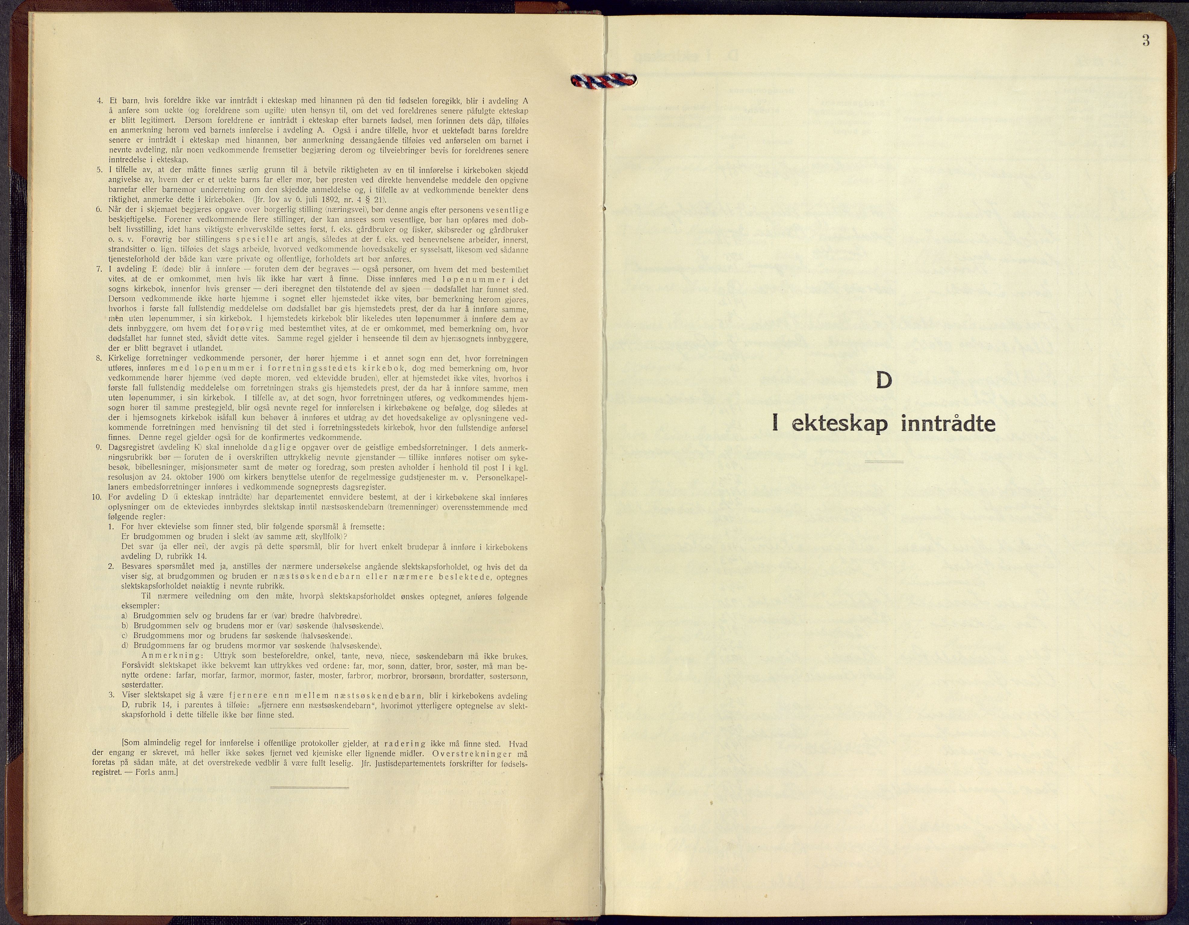 Bamble kirkebøker, SAKO/A-253/G/Ga/L0013: Klokkerbok nr. I 13, 1941-1949, s. 3