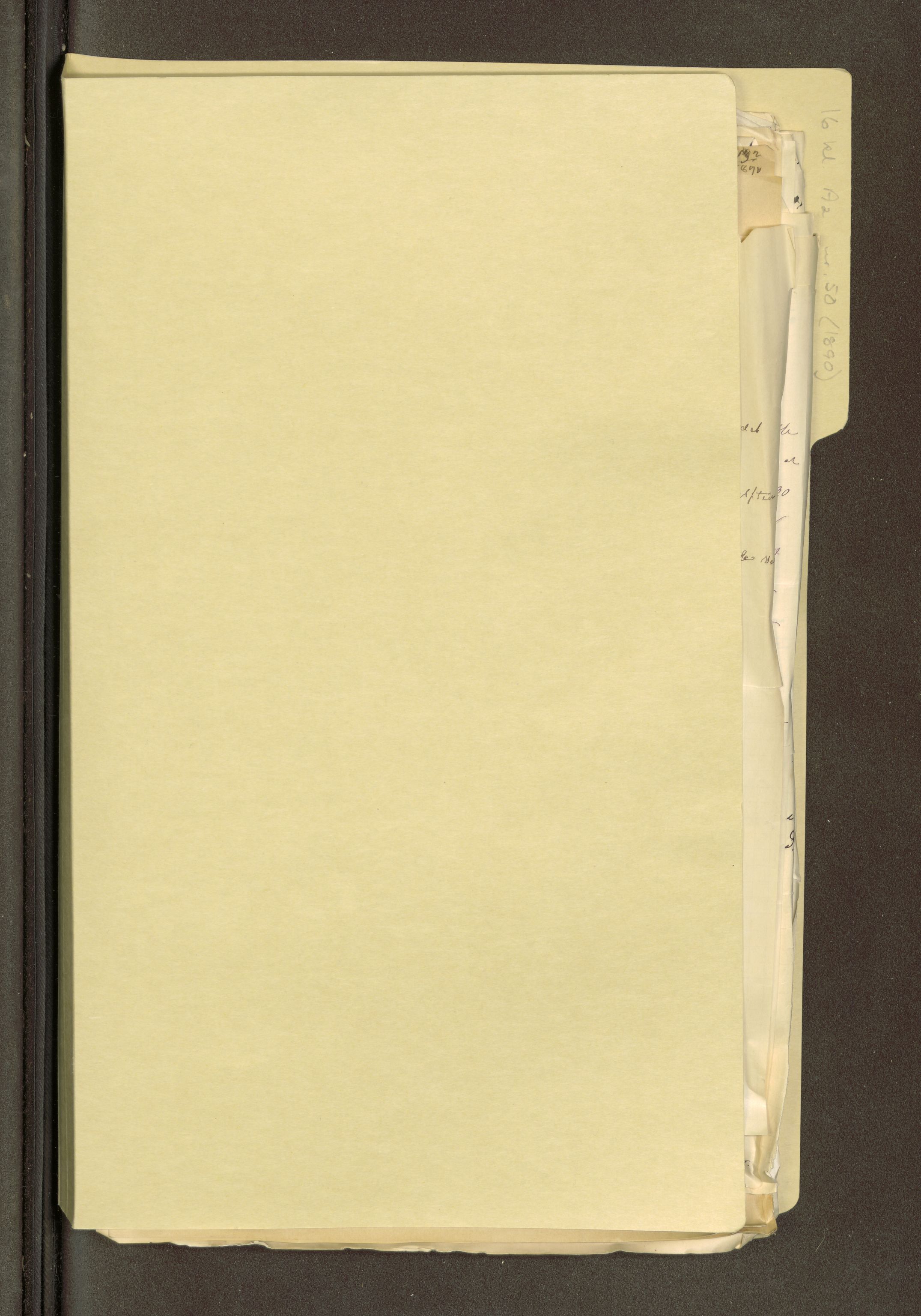 Røros kobberverk, SAT/PA-0211/1/16/16A2/L0013: 16A2.12.50 Jordegodsforstanderens journaliserede breve, 1890-1893
