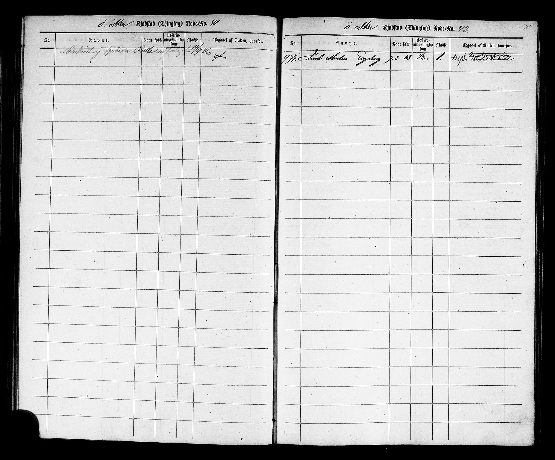 Oslo mønstringskontor, AV/SAO-A-10569g/F/Fc/Fcc/L0001: Utskrivningsregisterrulle, 1860-1890, s. 78