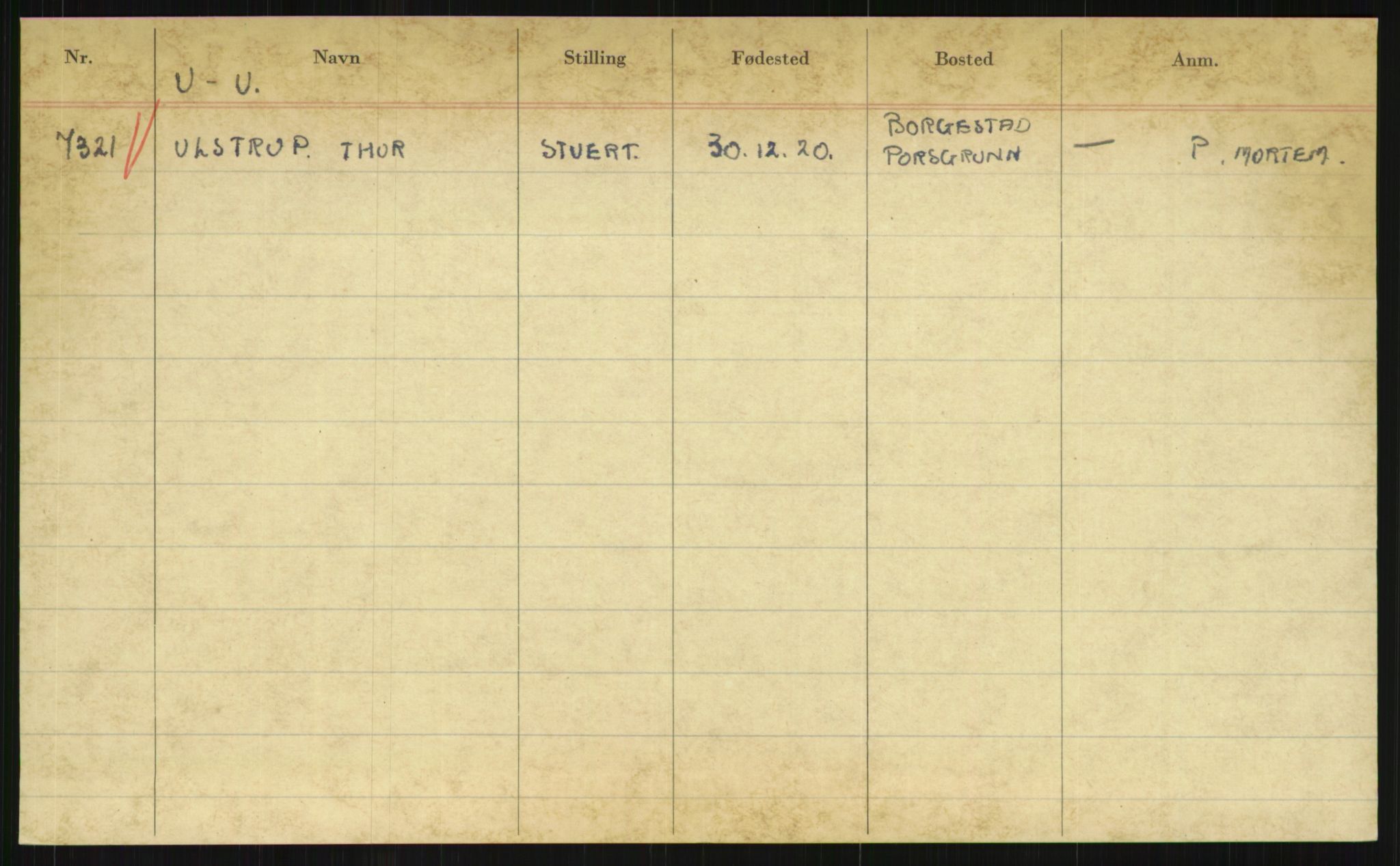 Direktoratet for sjømenn, AV/RA-S-3545/G/Gi/L0003: Kartotek over krigsdekorasjoner tildelt under krigen til nordmenn, 1940-1945, s. 983