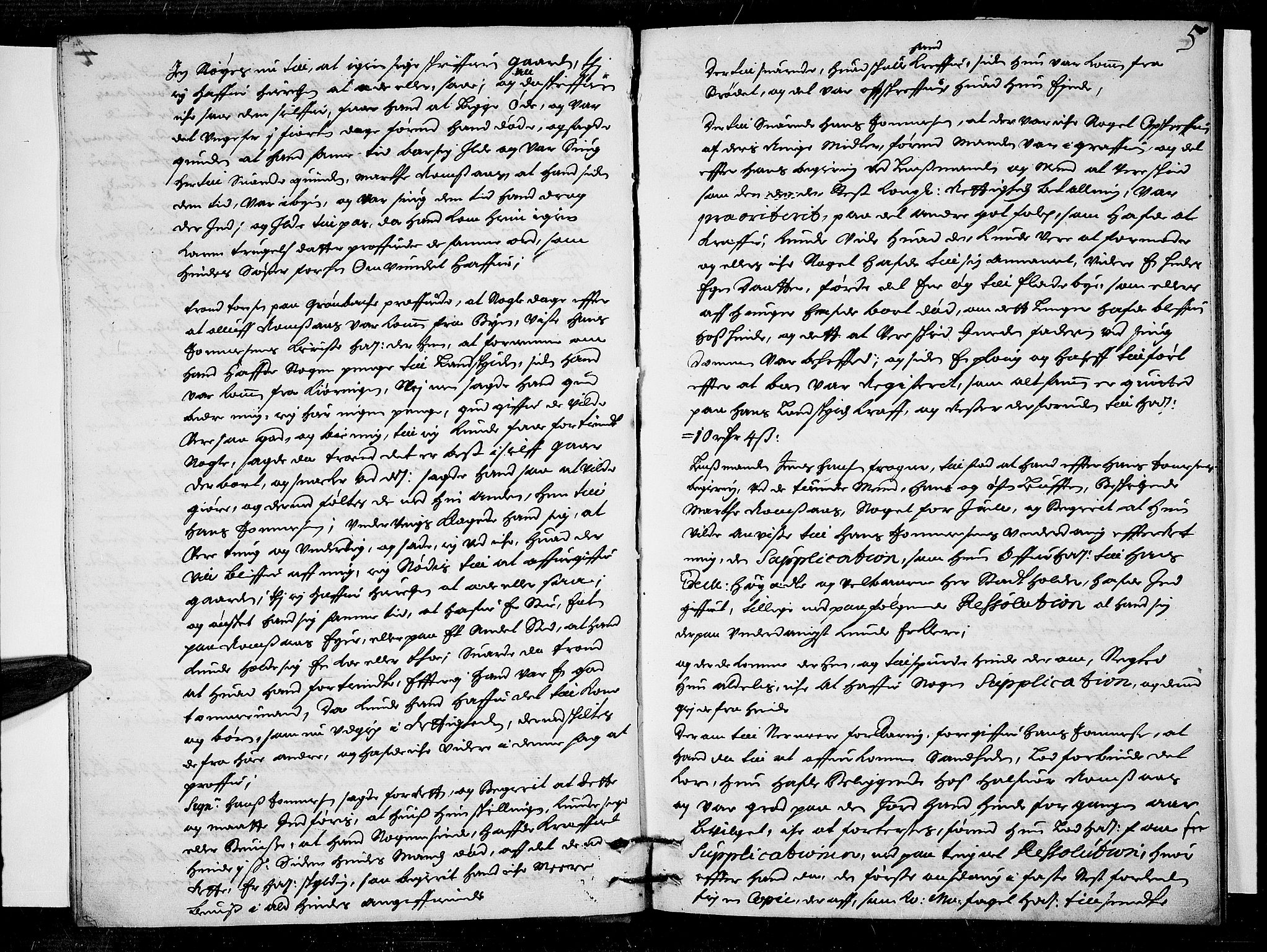 Follo sorenskriveri, AV/SAO-A-10274/F/Fb/Fba/L0021: Tingbok, 1686-1687, s. 4b-5a