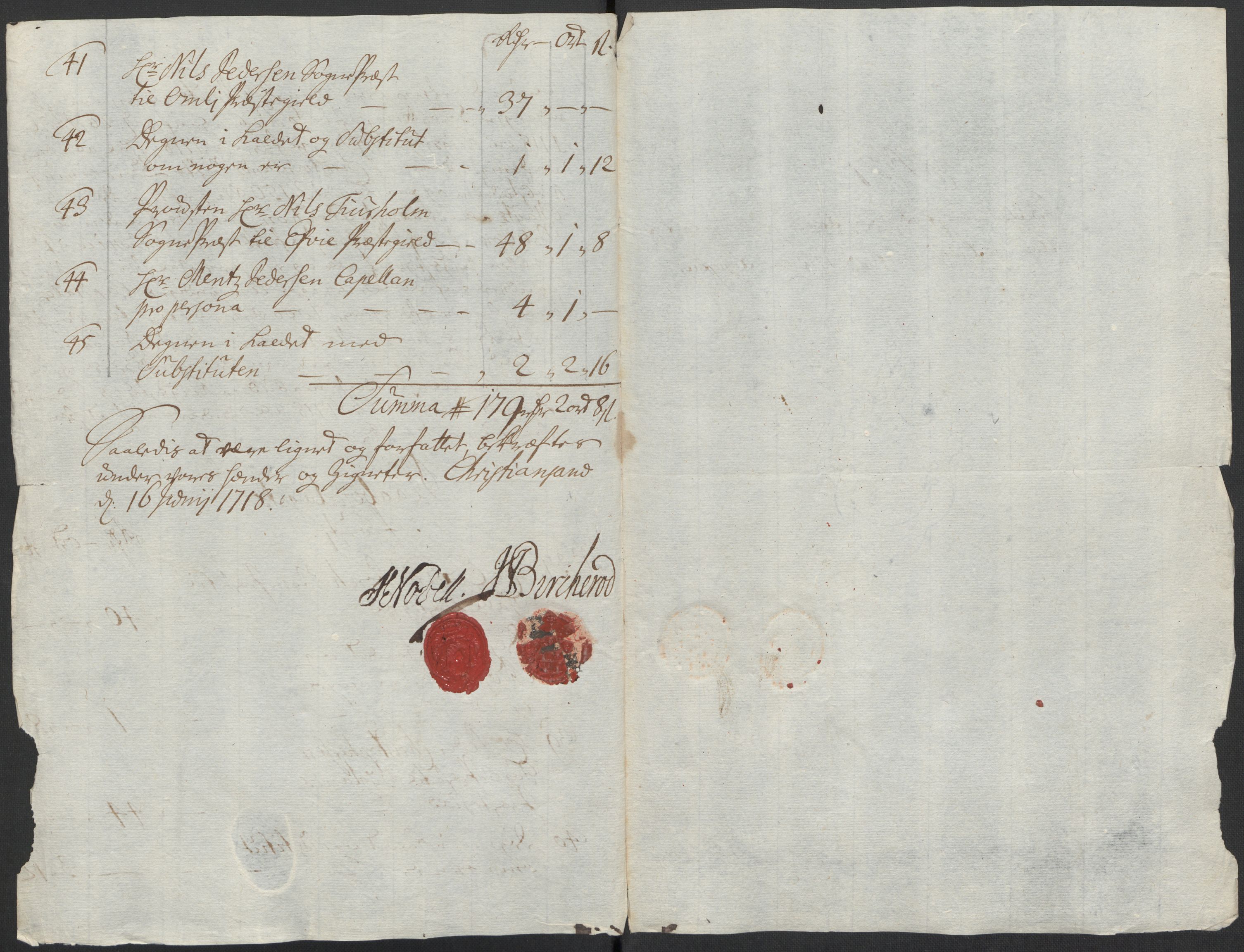 Rentekammeret inntil 1814, Reviderte regnskaper, Fogderegnskap, AV/RA-EA-4092/R40/L2453: Fogderegnskap Råbyggelag, 1718-1719, s. 76