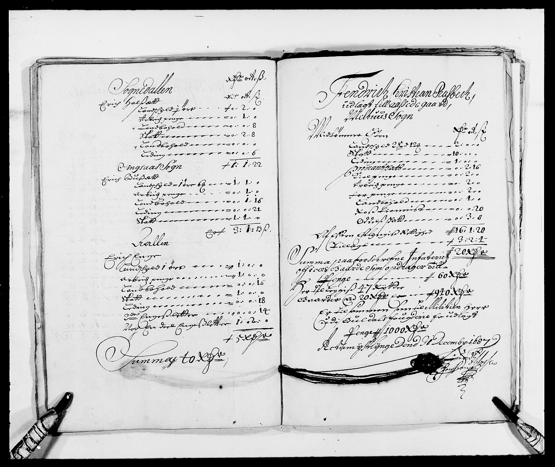Rentekammeret inntil 1814, Reviderte regnskaper, Fogderegnskap, RA/EA-4092/R59/L3939: Fogderegnskap Gauldal, 1687-1688, s. 99
