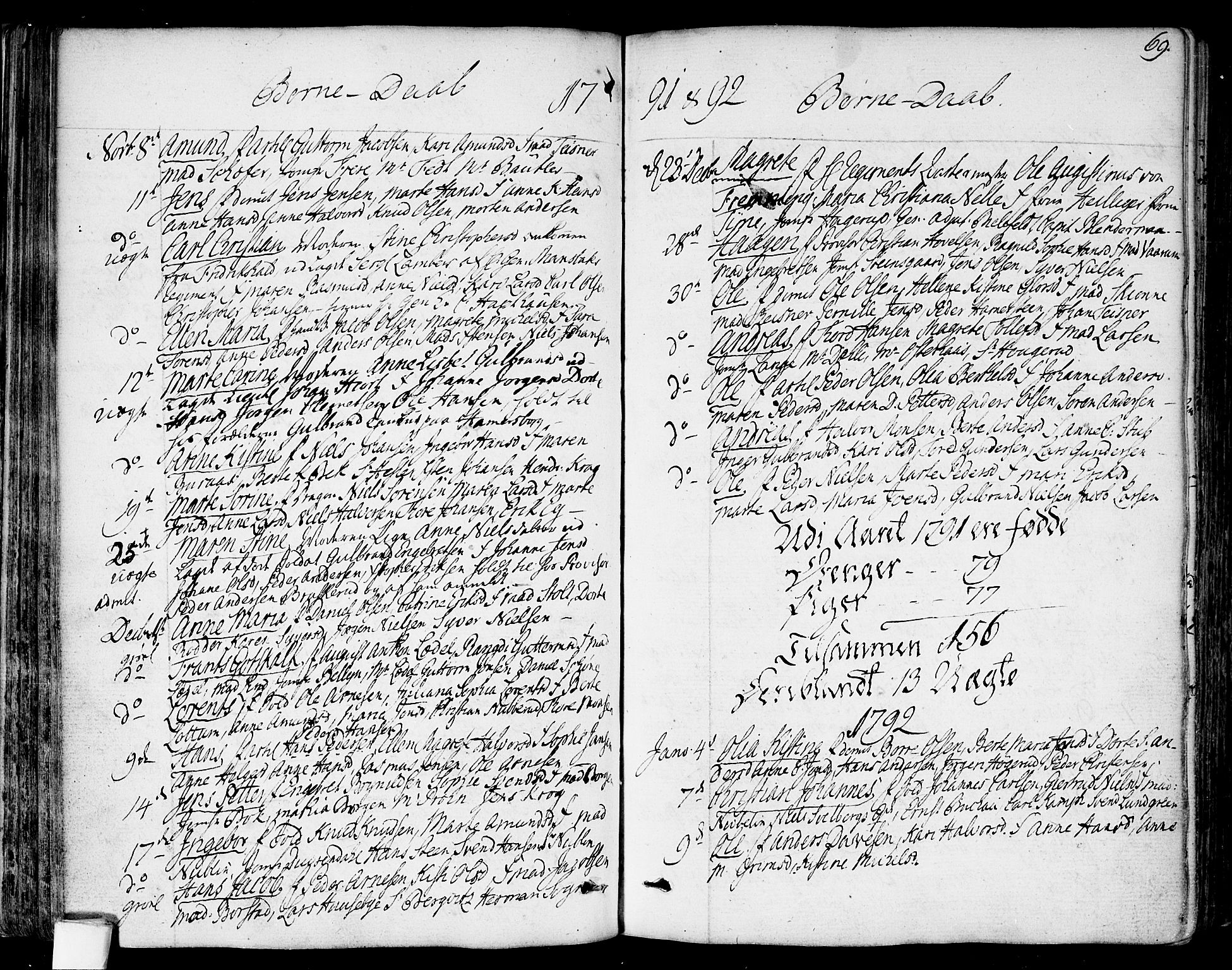 Garnisonsmenigheten Kirkebøker, AV/SAO-A-10846/F/Fa/L0003: Ministerialbok nr. 3, 1777-1809, s. 69