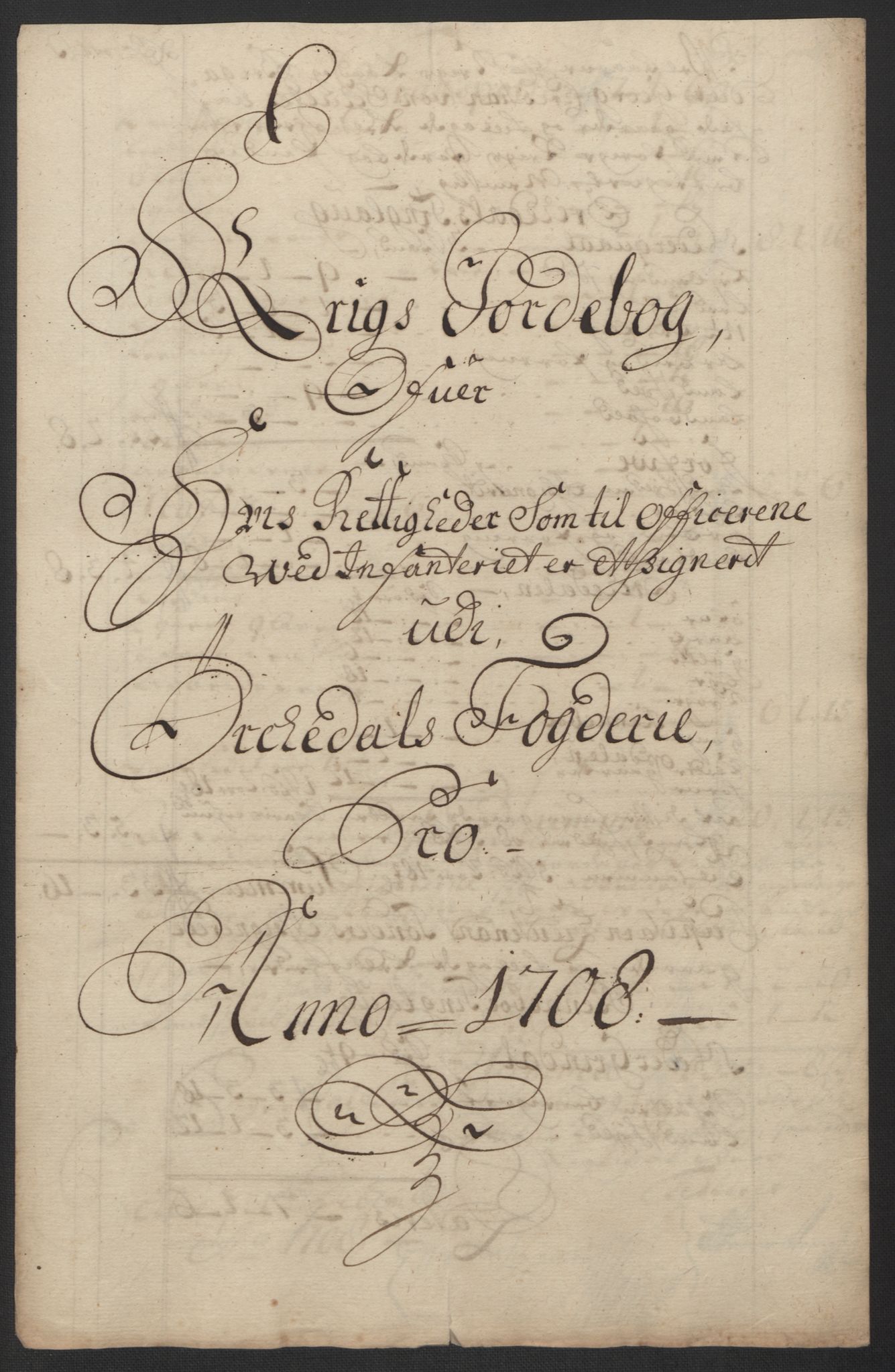 Rentekammeret inntil 1814, Reviderte regnskaper, Fogderegnskap, RA/EA-4092/R60/L3958: Fogderegnskap Orkdal og Gauldal, 1708, s. 339