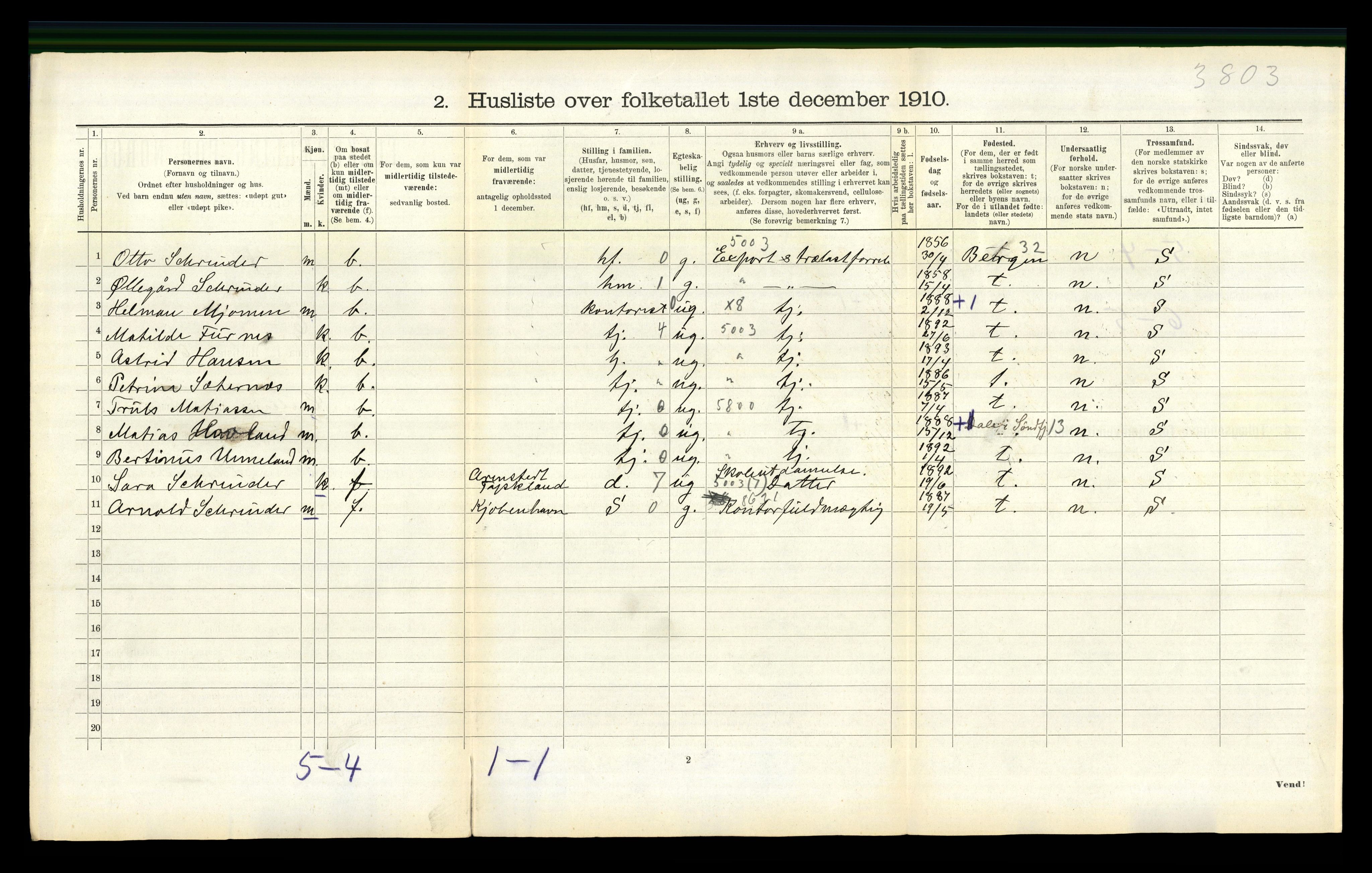 RA, Folketelling 1910 for 1411 Gulen herred, 1910, s. 805