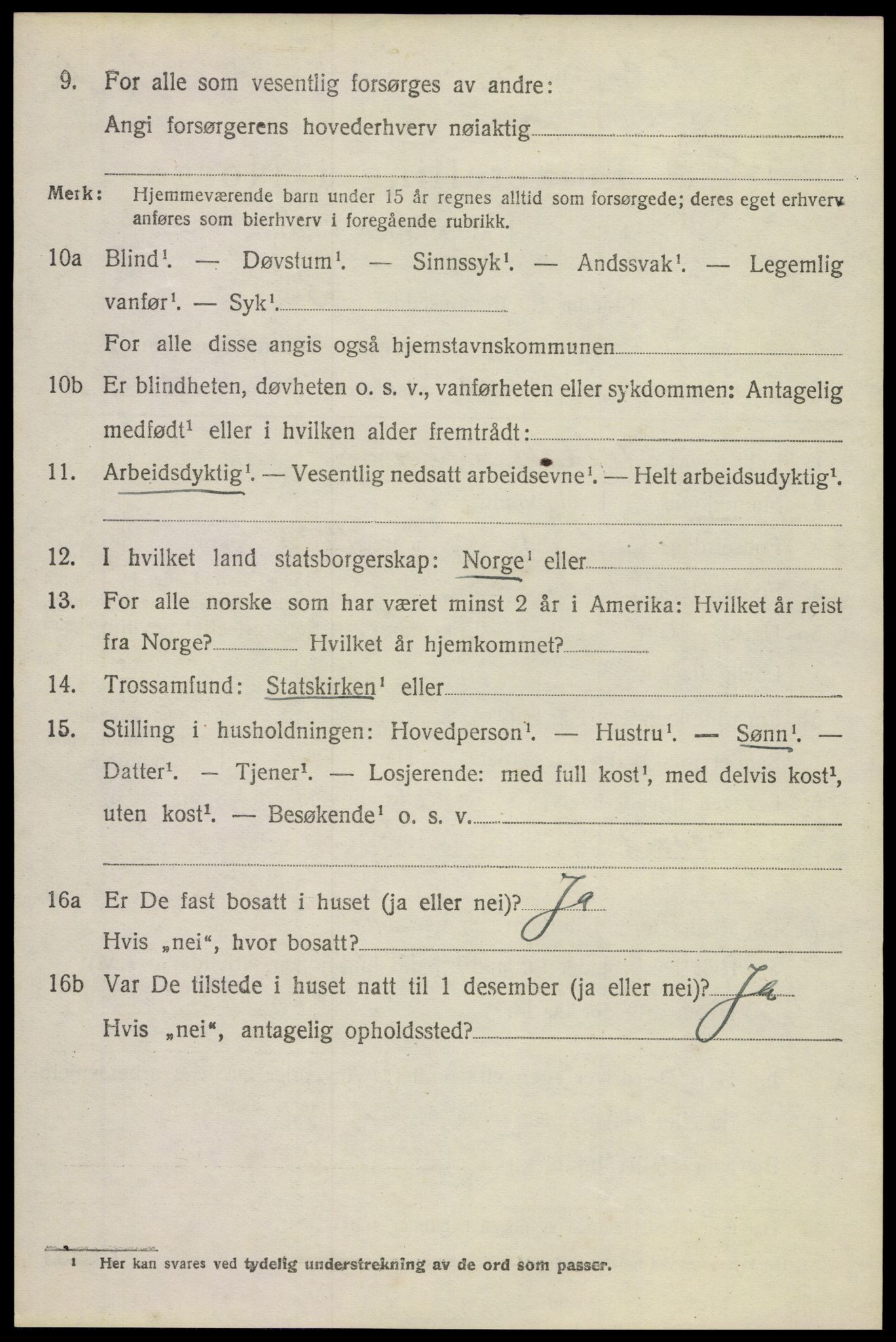 SAST, Folketelling 1920 for 1121 Time herred, 1920, s. 2024