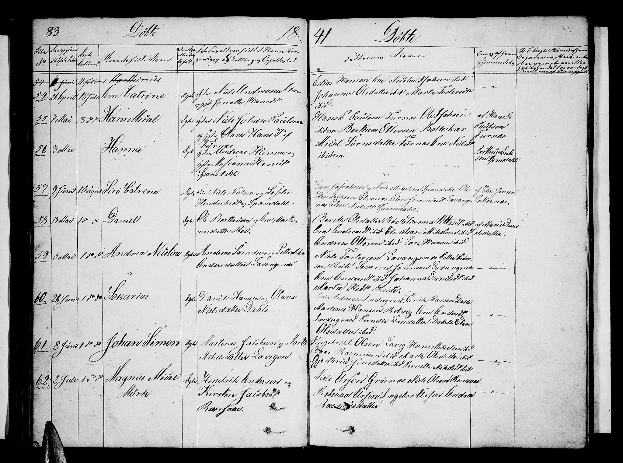 Ibestad sokneprestembete, AV/SATØ-S-0077/H/Ha/Hab/L0003klokker: Klokkerbok nr. 3, 1833-1852, s. 83