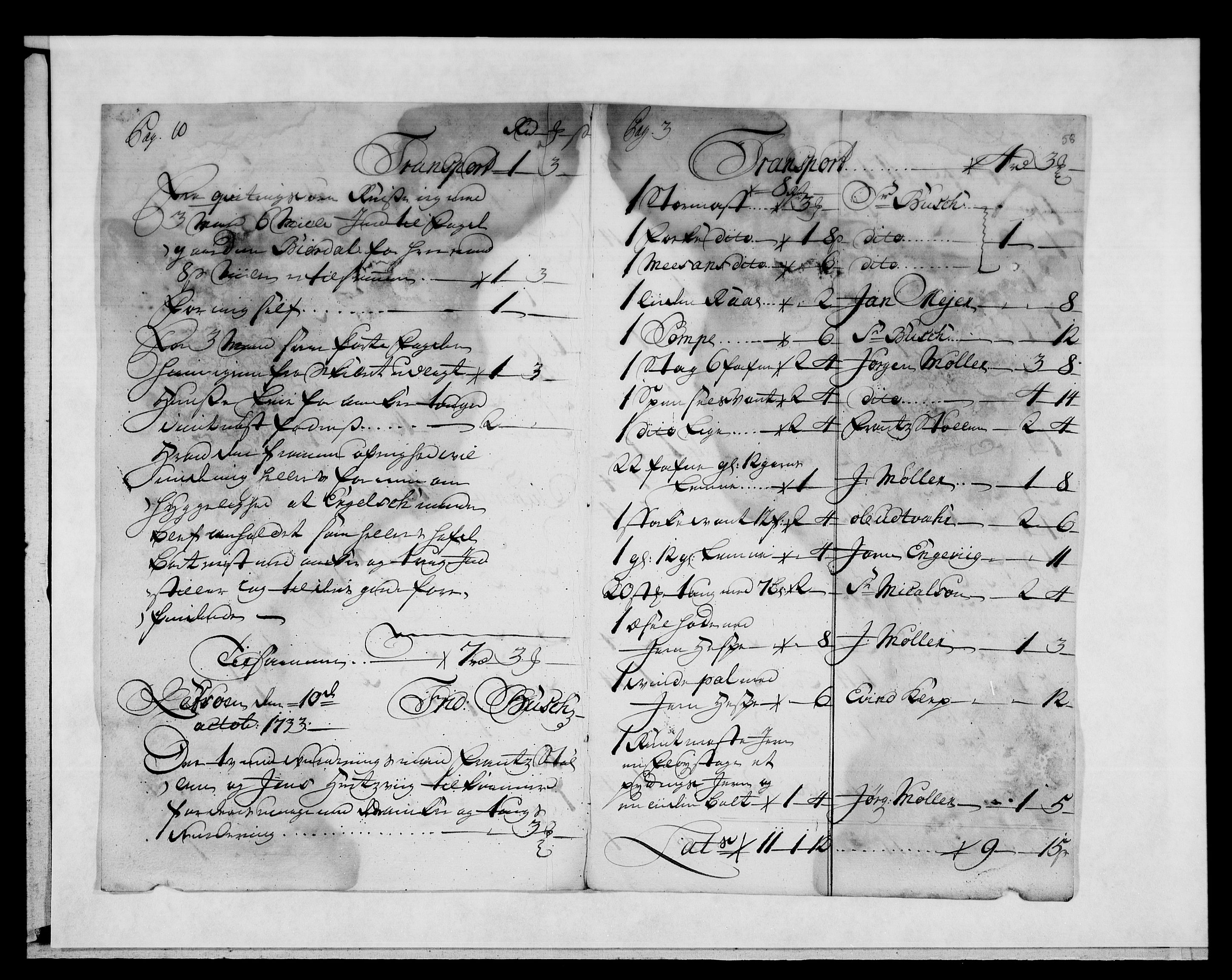 Rentekammeret inntil 1814, Reviderte regnskaper, Fogderegnskap, AV/RA-EA-4092/R52/L3337: Fogderegnskap Sogn, 1733, s. 96