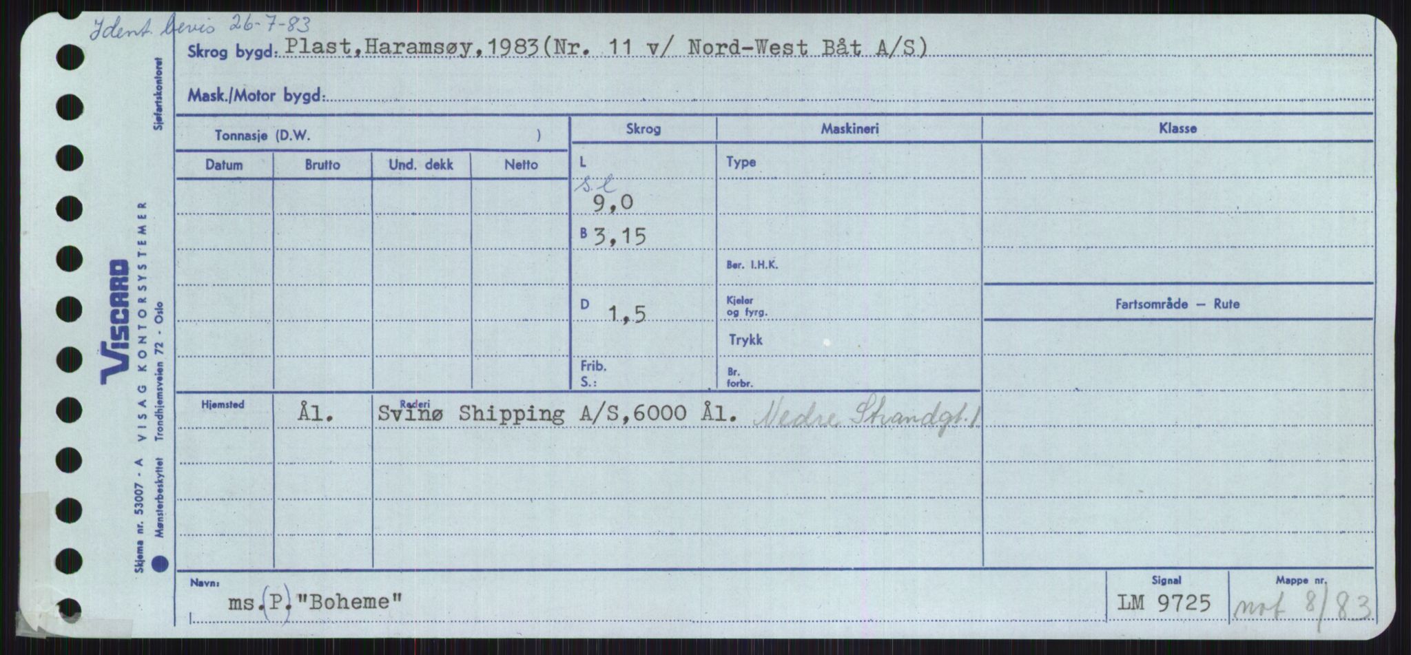 Sjøfartsdirektoratet med forløpere, Skipsmålingen, AV/RA-S-1627/H/Ha/L0001/0002: Fartøy, A-Eig / Fartøy Bjør-Eig, s. 109