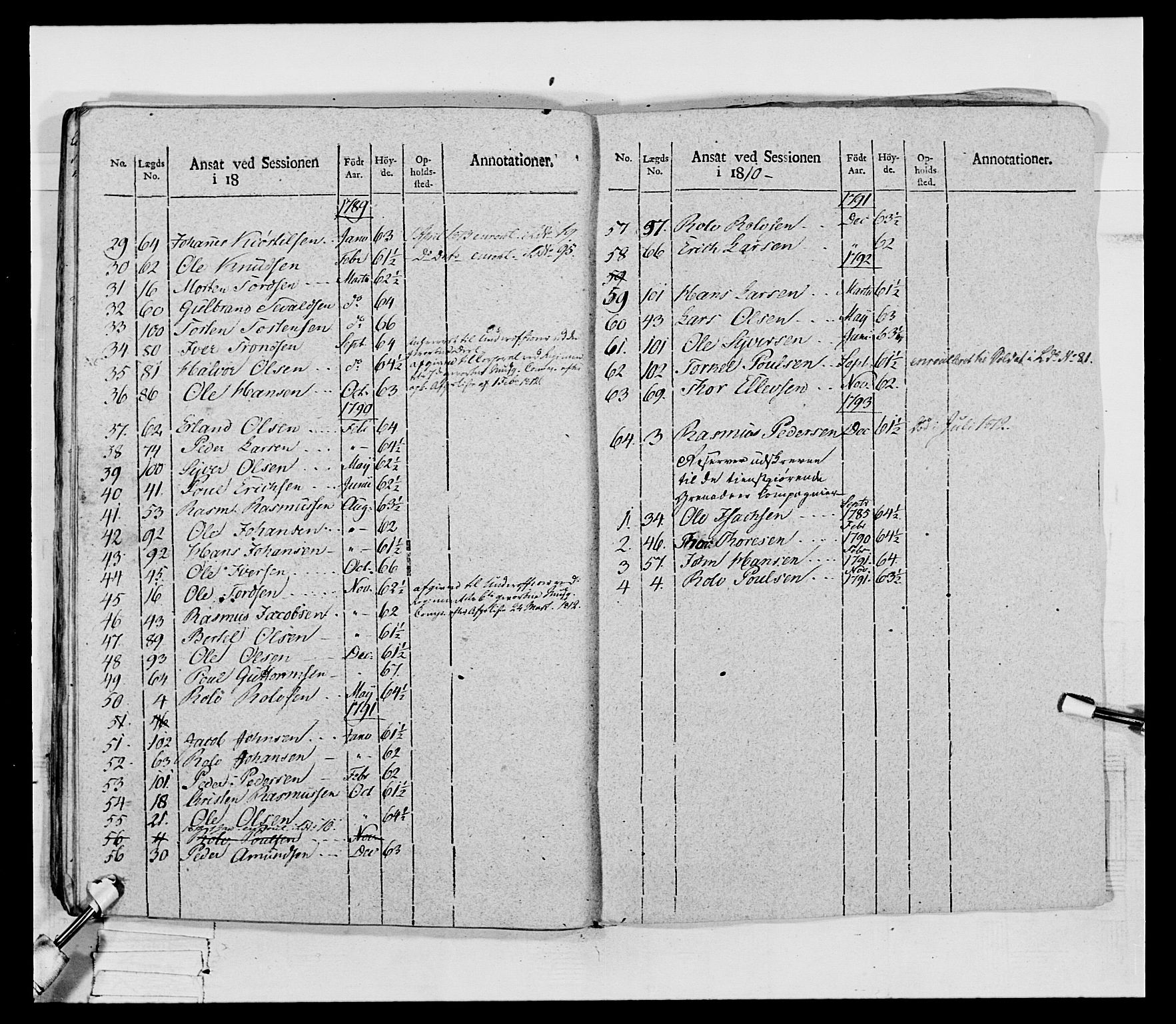 Generalitets- og kommissariatskollegiet, Det kongelige norske kommissariatskollegium, AV/RA-EA-5420/E/Eh/L0069: Opplandske gevorbne infanteriregiment, 1810-1818, s. 203