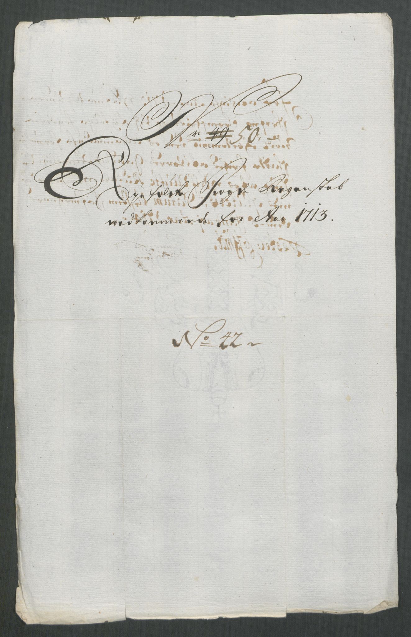 Rentekammeret inntil 1814, Reviderte regnskaper, Fogderegnskap, RA/EA-4092/R47/L2866: Fogderegnskap Ryfylke, 1713, s. 302