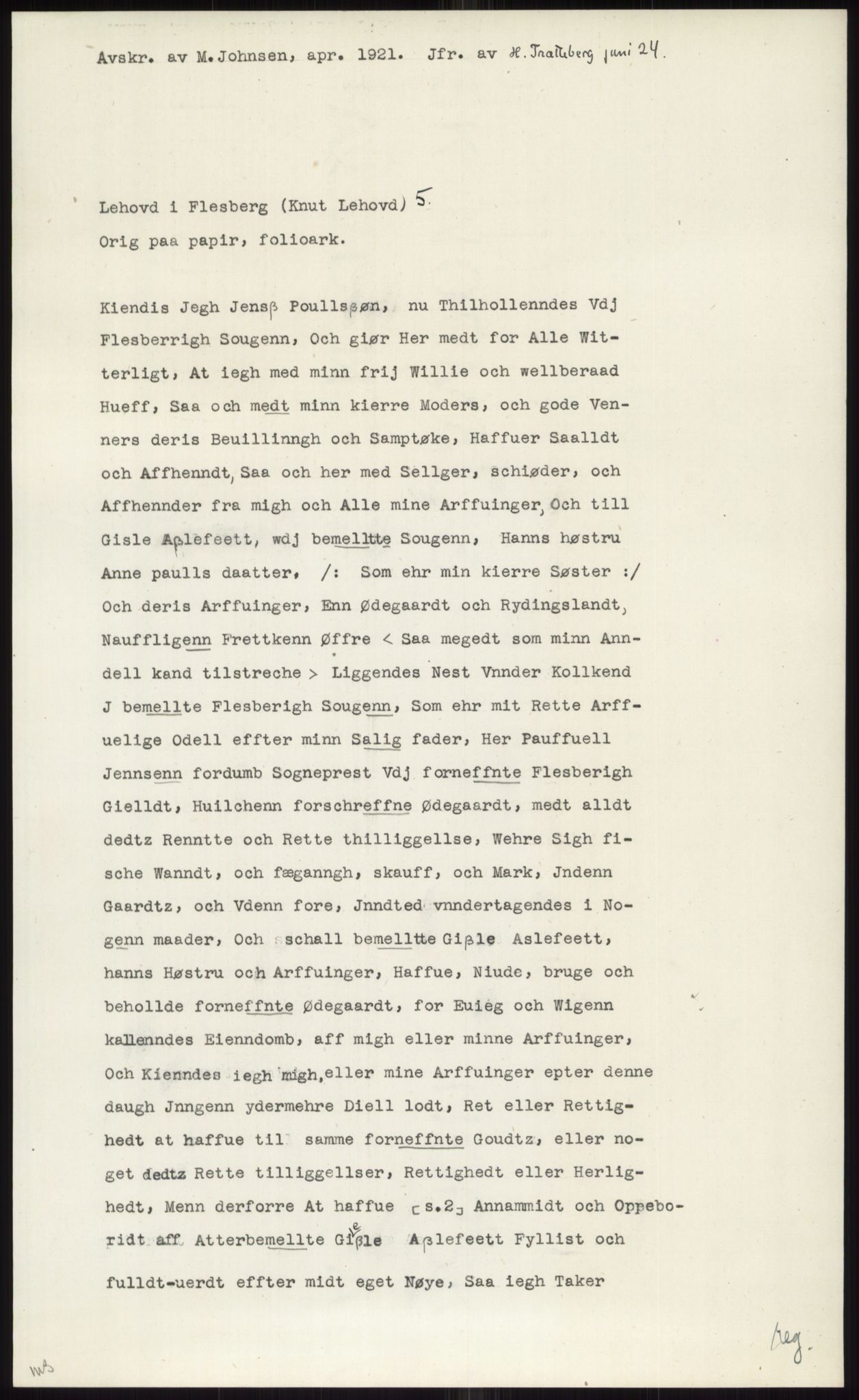 Samlinger til kildeutgivelse, Diplomavskriftsamlingen, RA/EA-4053/H/Ha, s. 1164