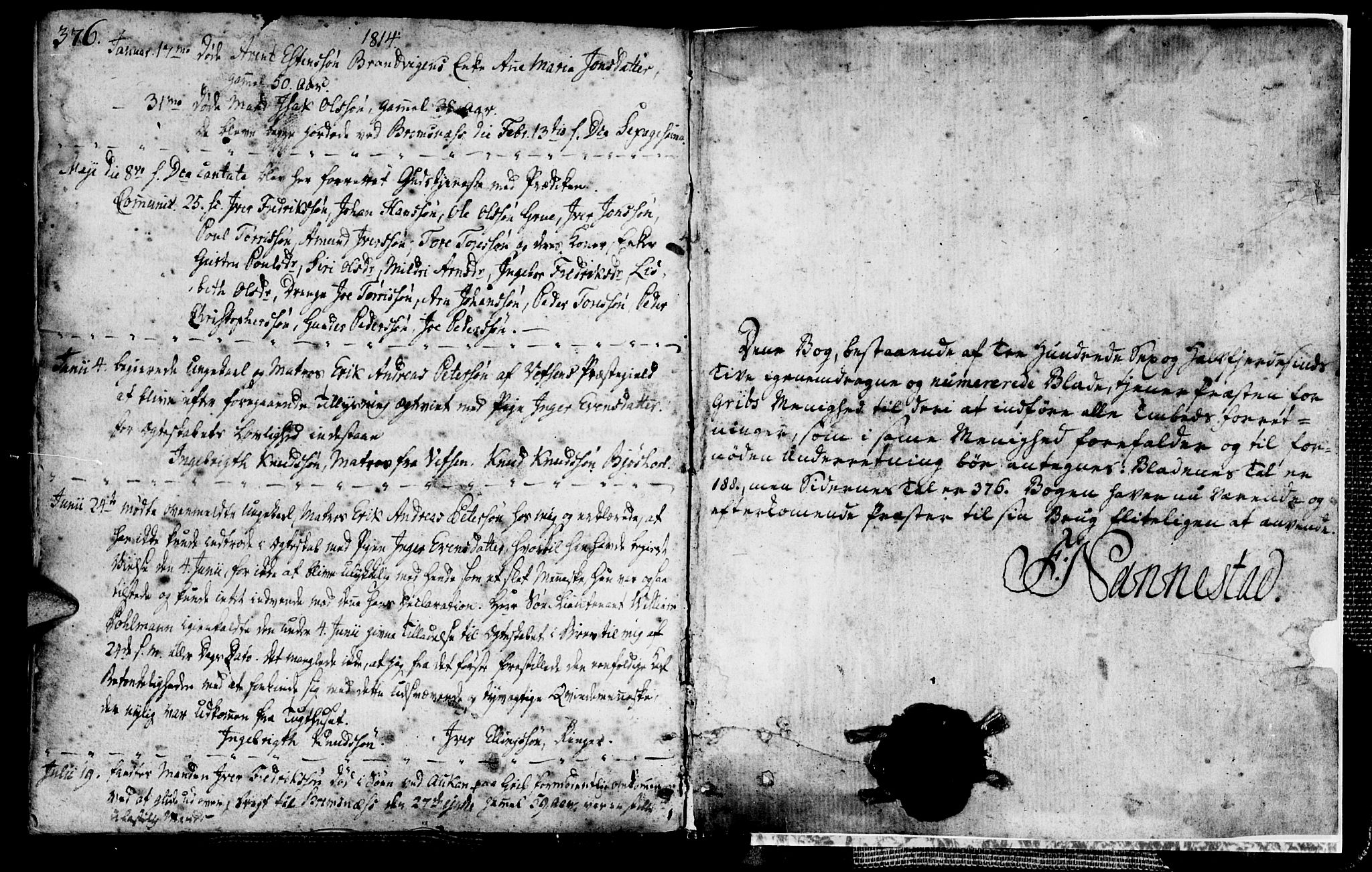 Ministerialprotokoller, klokkerbøker og fødselsregistre - Møre og Romsdal, AV/SAT-A-1454/574/L0876: Ministerialbok nr. 574A02, 1754-1814, s. 375-376