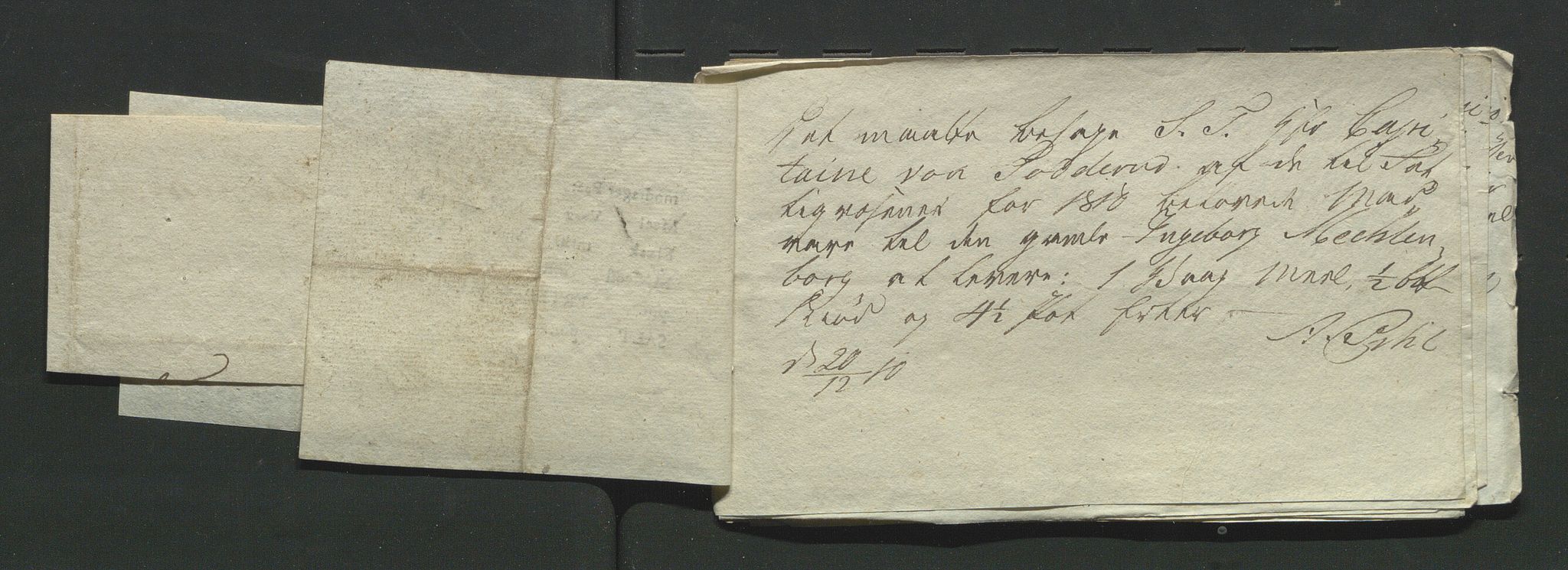 Åker i Vang, Hedmark, og familien Todderud, AV/SAH-ARK-010/E/Ec/L0001: Korrespondanse ordnet etter emne, 1772-1907, s. 138