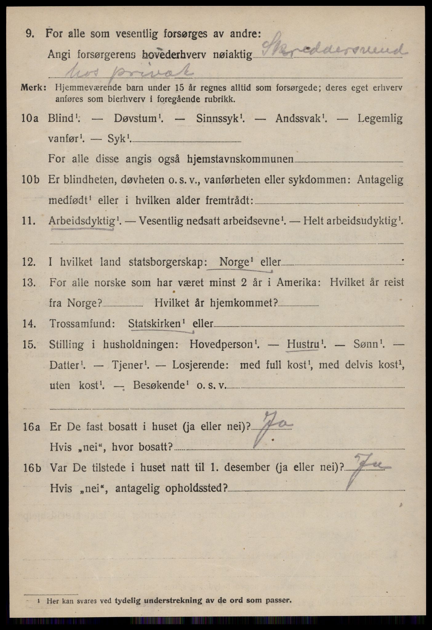 SAT, Folketelling 1920 for 1530 Vatne herred, 1920, s. 2437