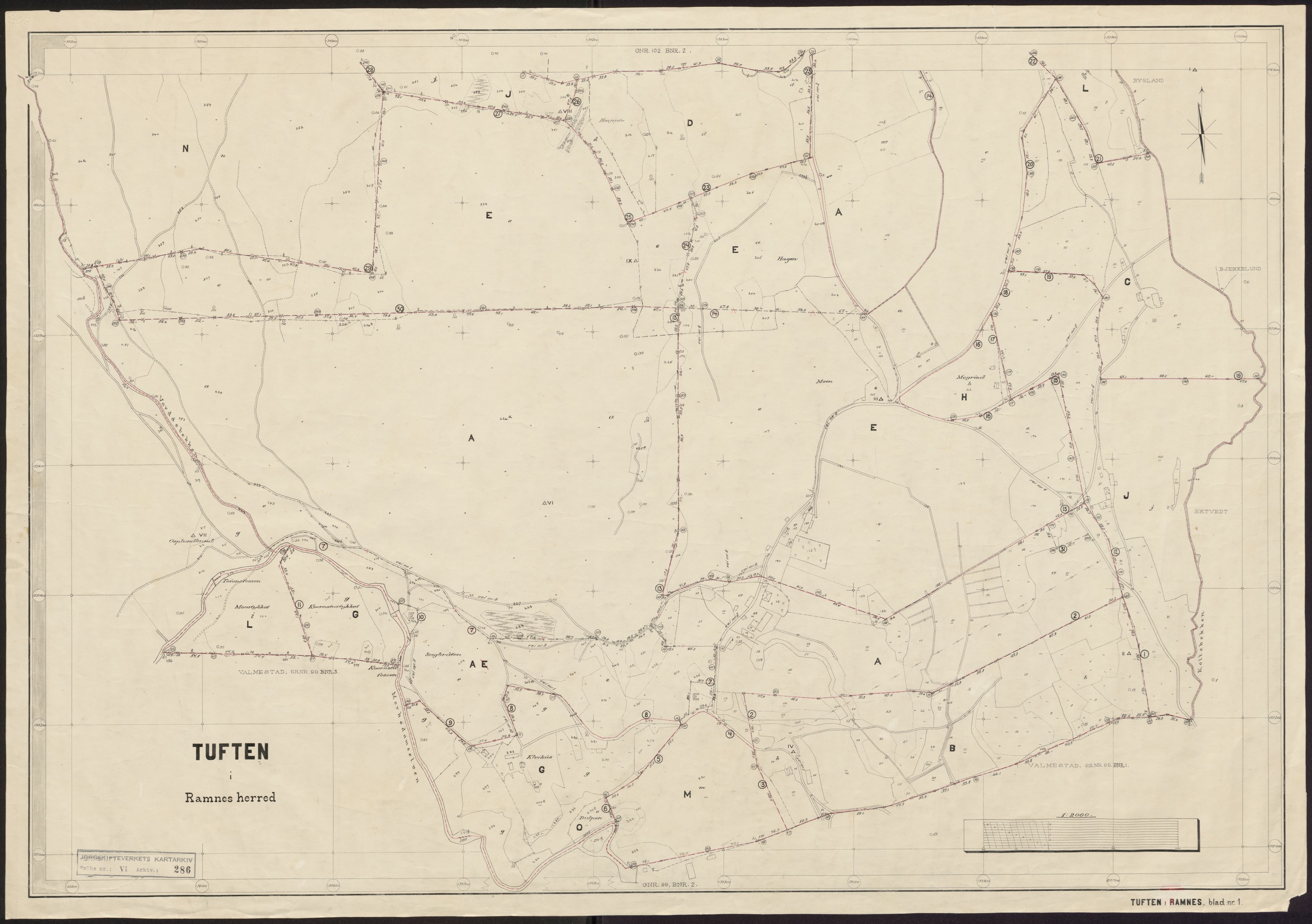 Jordskifteverkets kartarkiv, AV/RA-S-3929/T, 1859-1988, s. 333