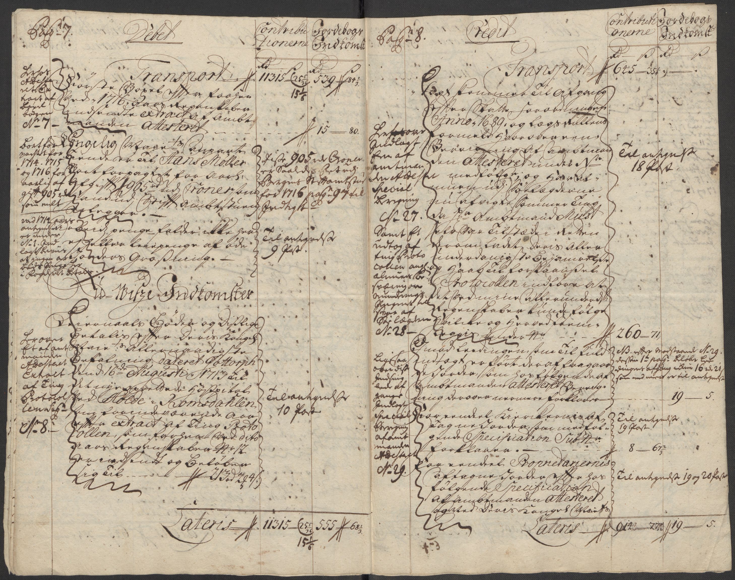 Rentekammeret inntil 1814, Reviderte regnskaper, Fogderegnskap, AV/RA-EA-4092/R54/L3568: Fogderegnskap Sunnmøre, 1716, s. 7