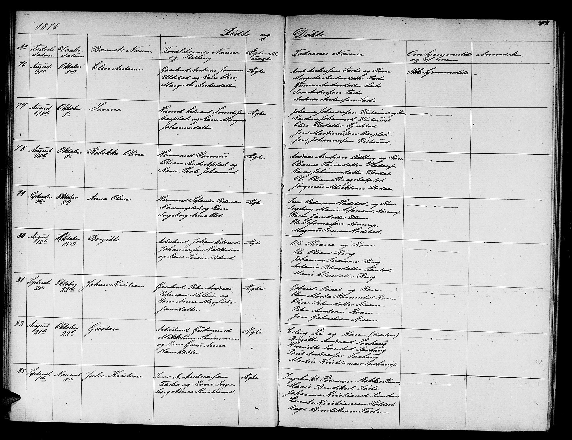 Ministerialprotokoller, klokkerbøker og fødselsregistre - Nord-Trøndelag, AV/SAT-A-1458/730/L0300: Klokkerbok nr. 730C03, 1872-1879, s. 43